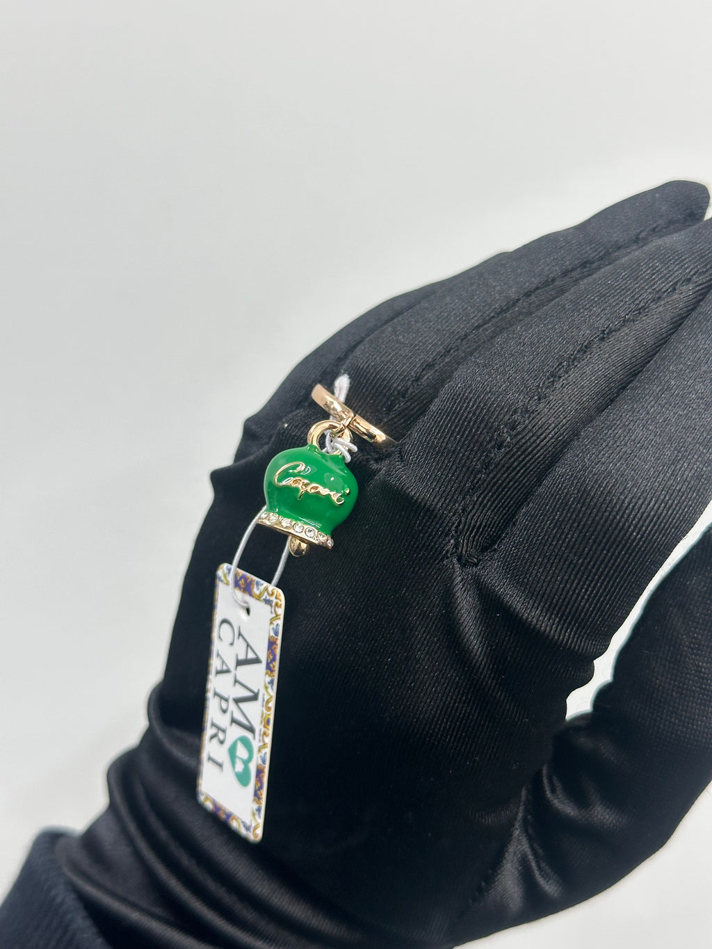 ANELLO CAMPANELLA VERDE AMO CAPRI