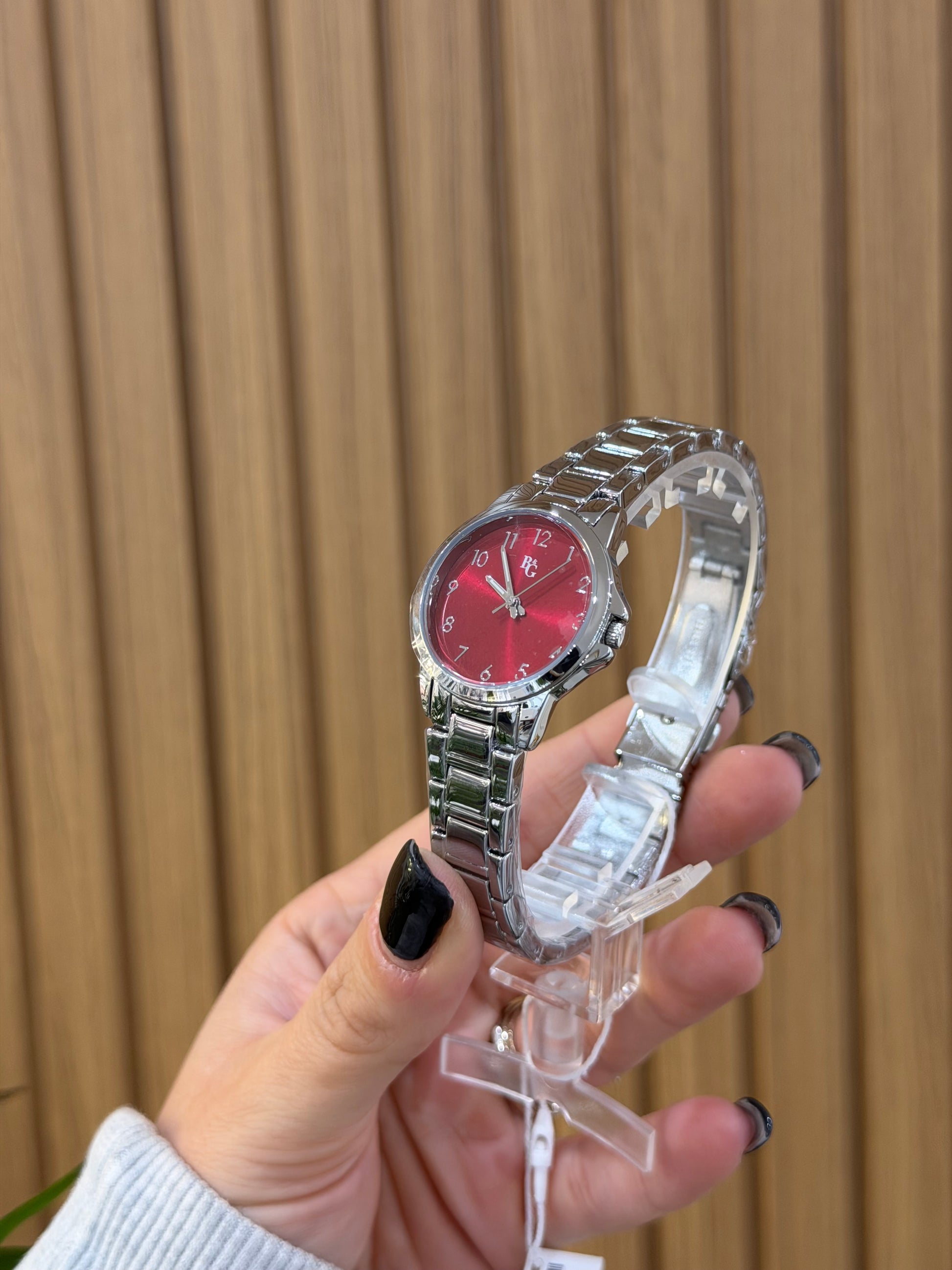 OROLOGIO B&G QUADRANTE ROSSO