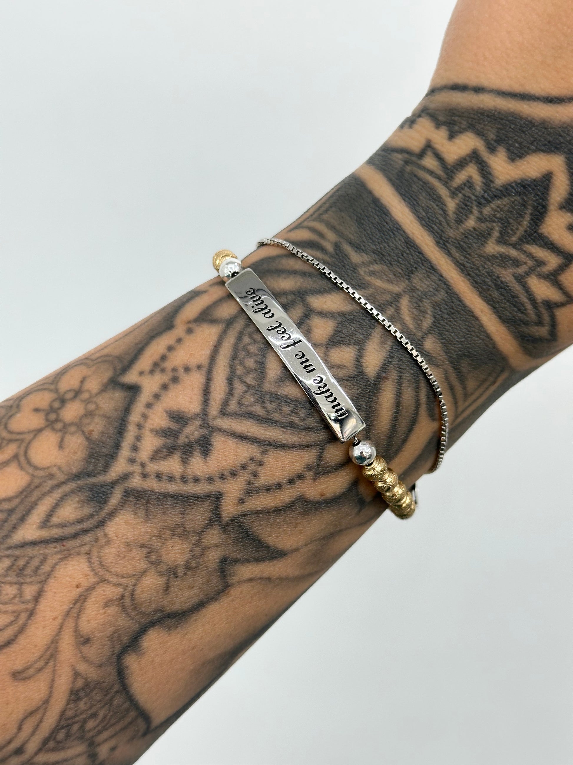 BRACCIALE DEDICATION MAKE ME FEEL ALIVE