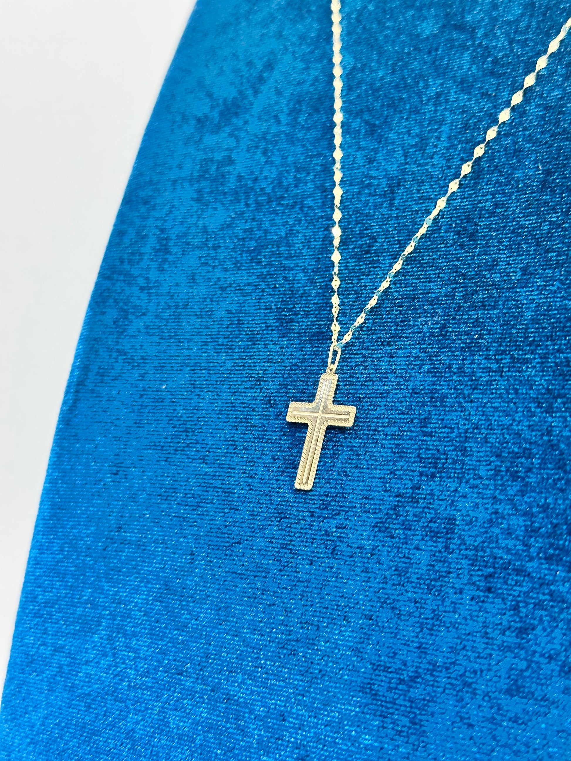 COLLANA CON CROCE ORO 18KT