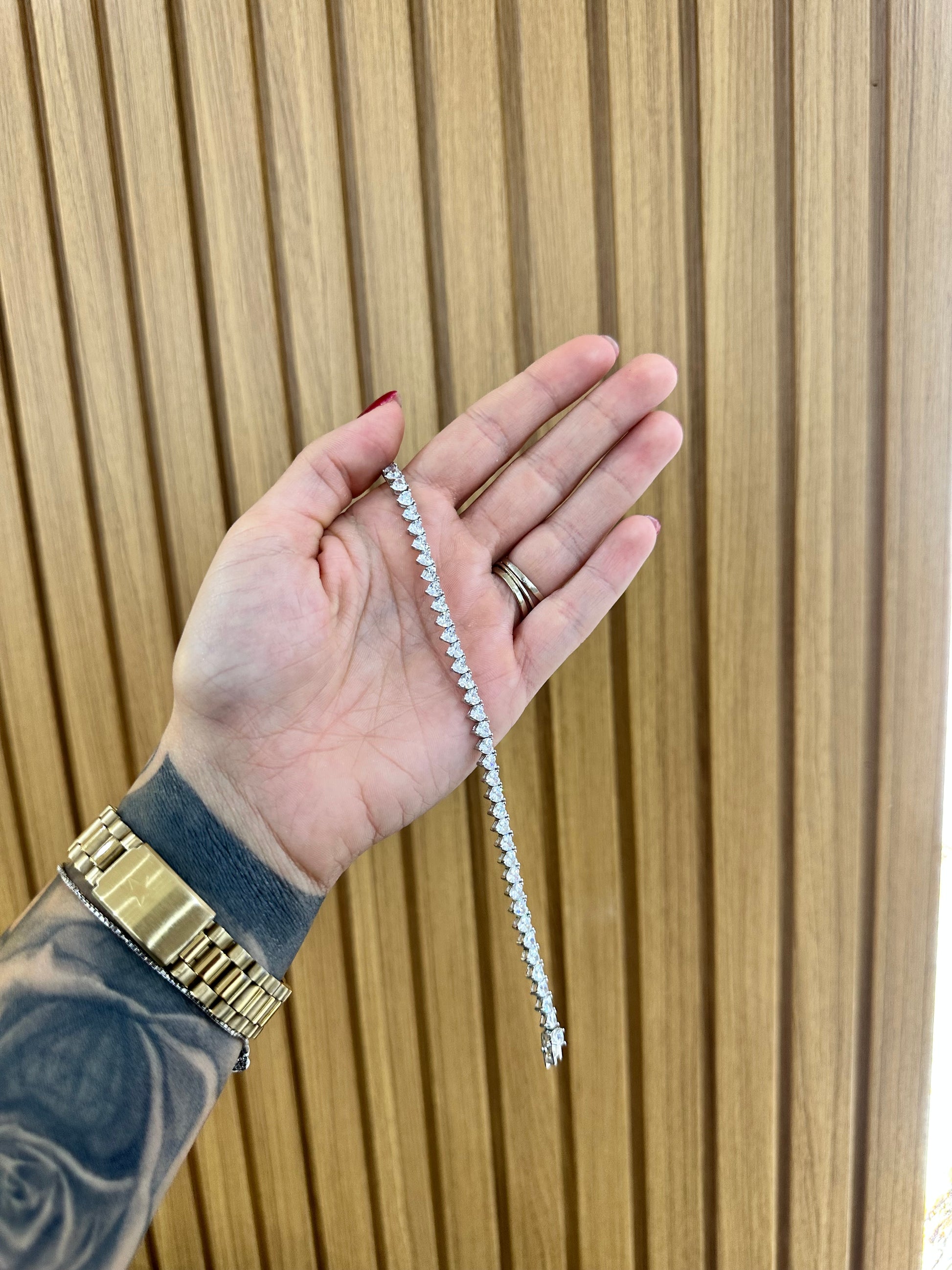 BRACCIALE TENNIS CUORI