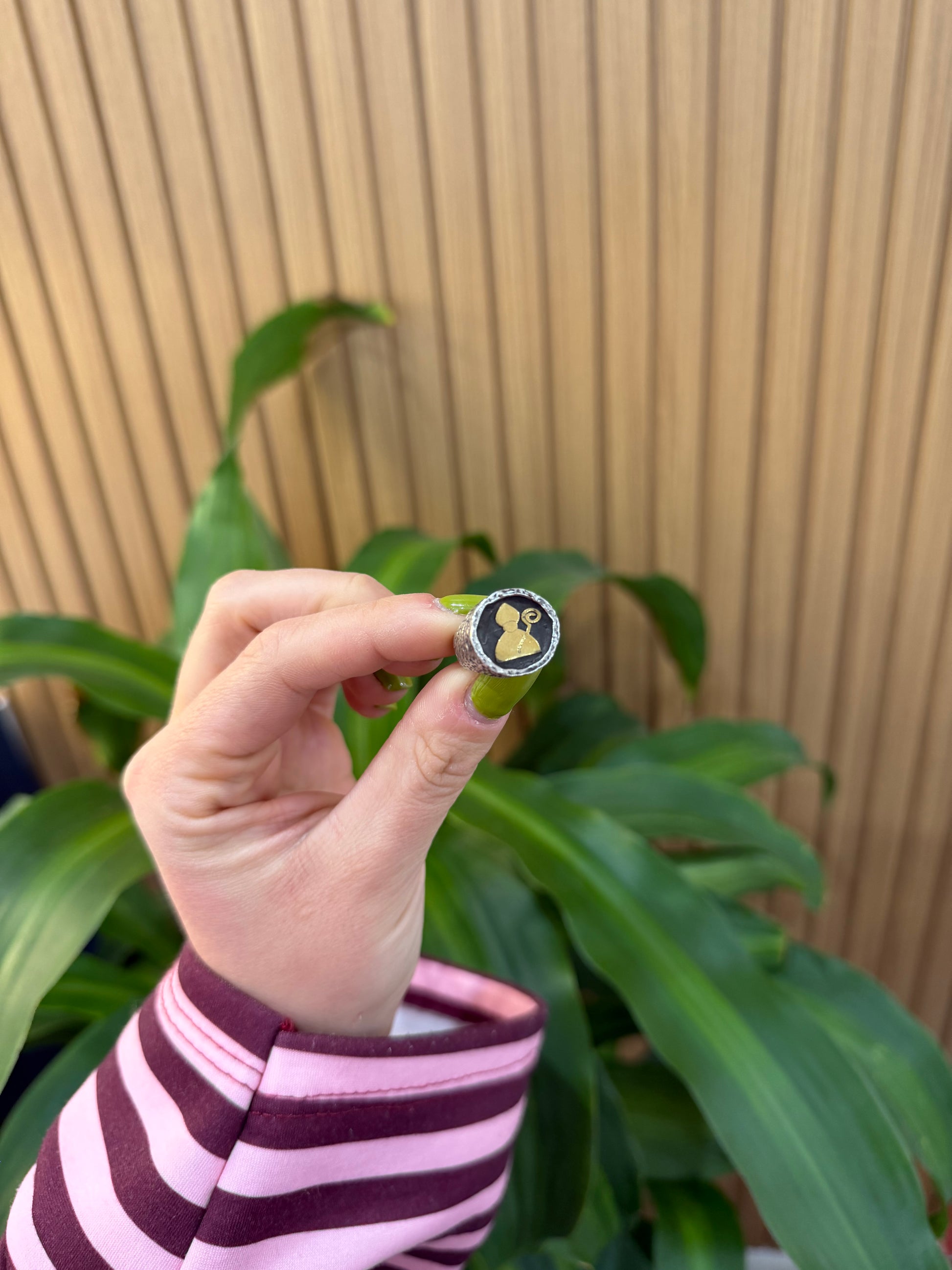 ANELLO SAN GENNARO ARGENTO 925 TONDO GRANDE