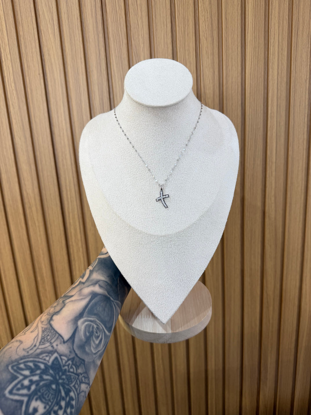COLLANA ORO 18KT CON CROCE
