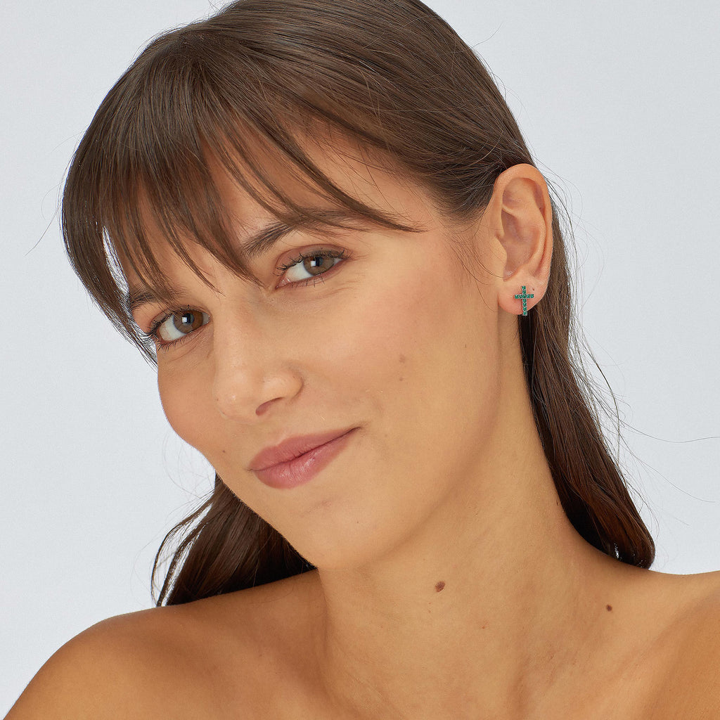 ORECCHINI DAZZLY VERDI S'AGAPO