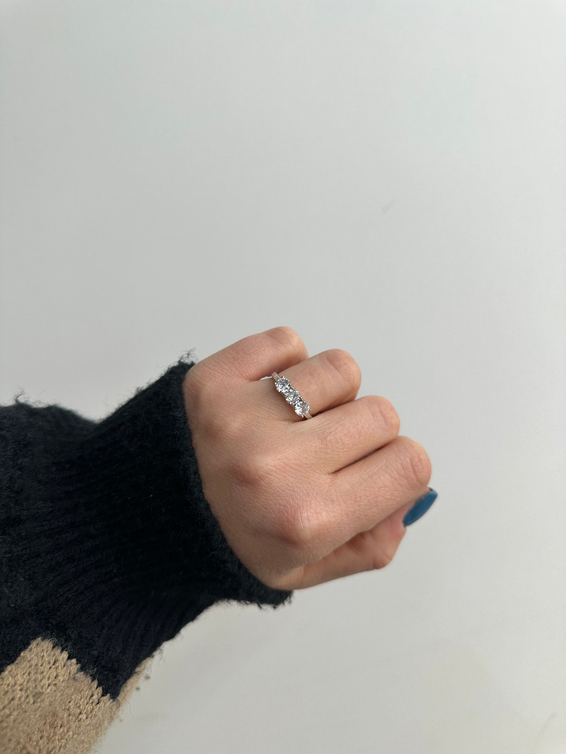 ANELLO TRILOGY ARGENTO