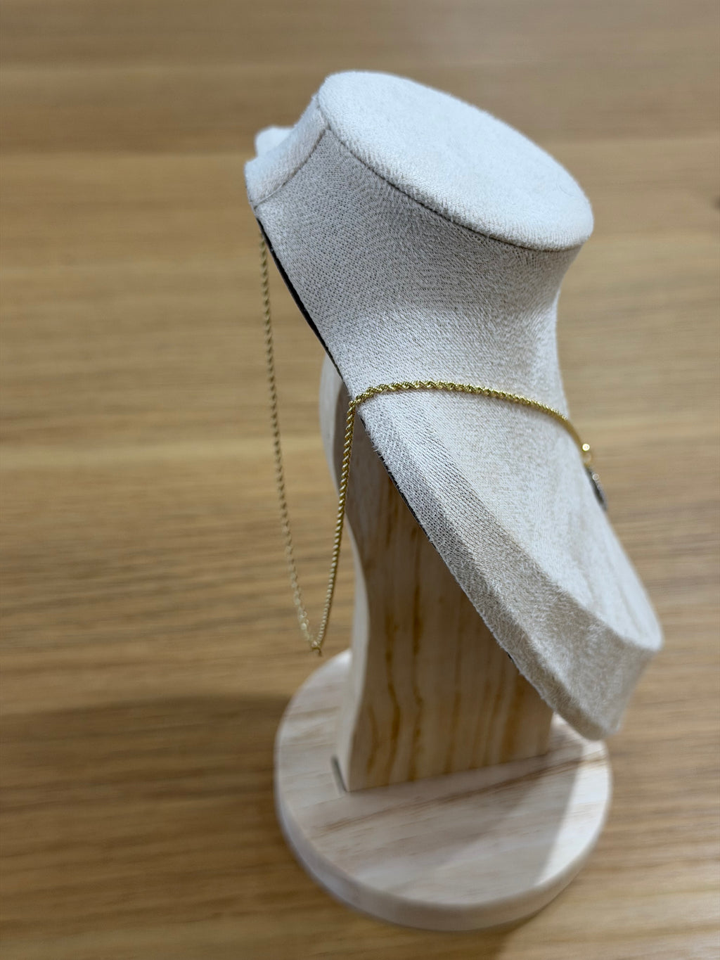 COLLANA ORO 18KT CON LASER E MADONNINA ZIRCONATA