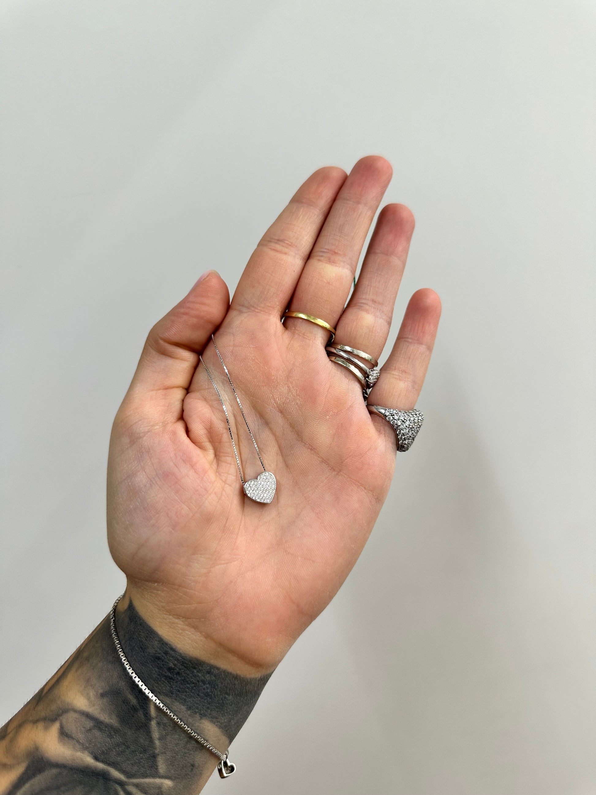 COLLANA MINI HEART ARGENTO 925