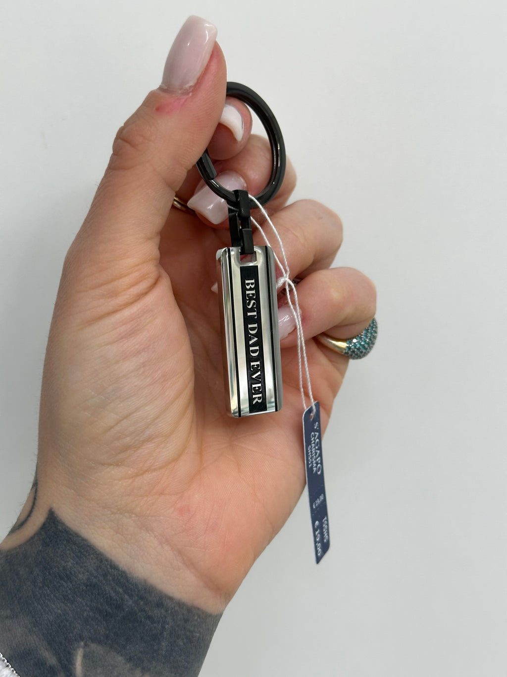 PORTACHIAVI BEST DAD EVER S'AGAPO