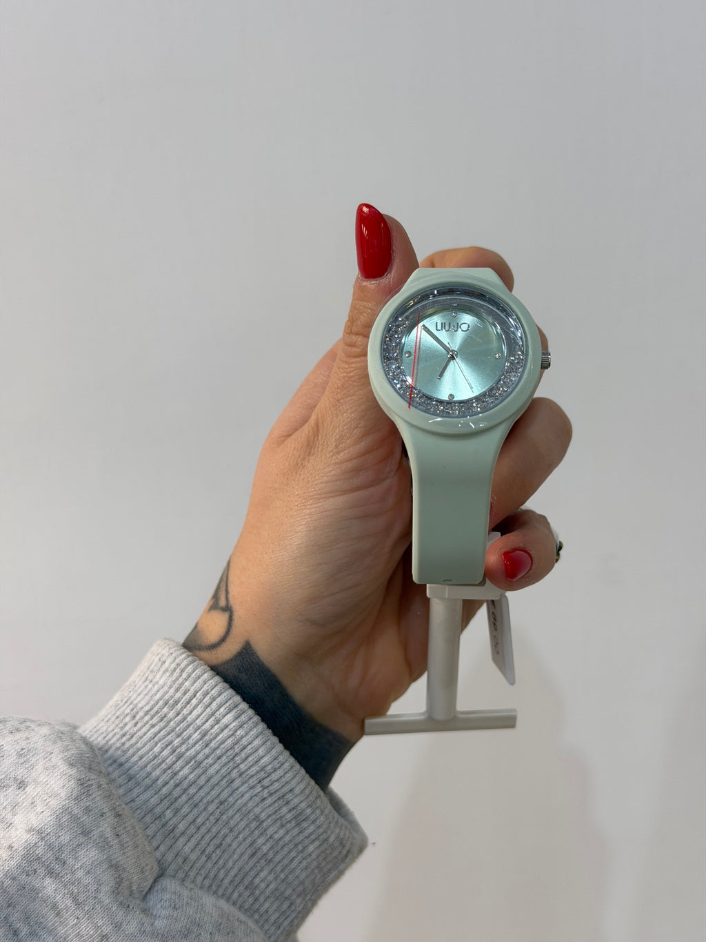 OROLOGIO LIU JO IN GOMMA VERDE ACQUA