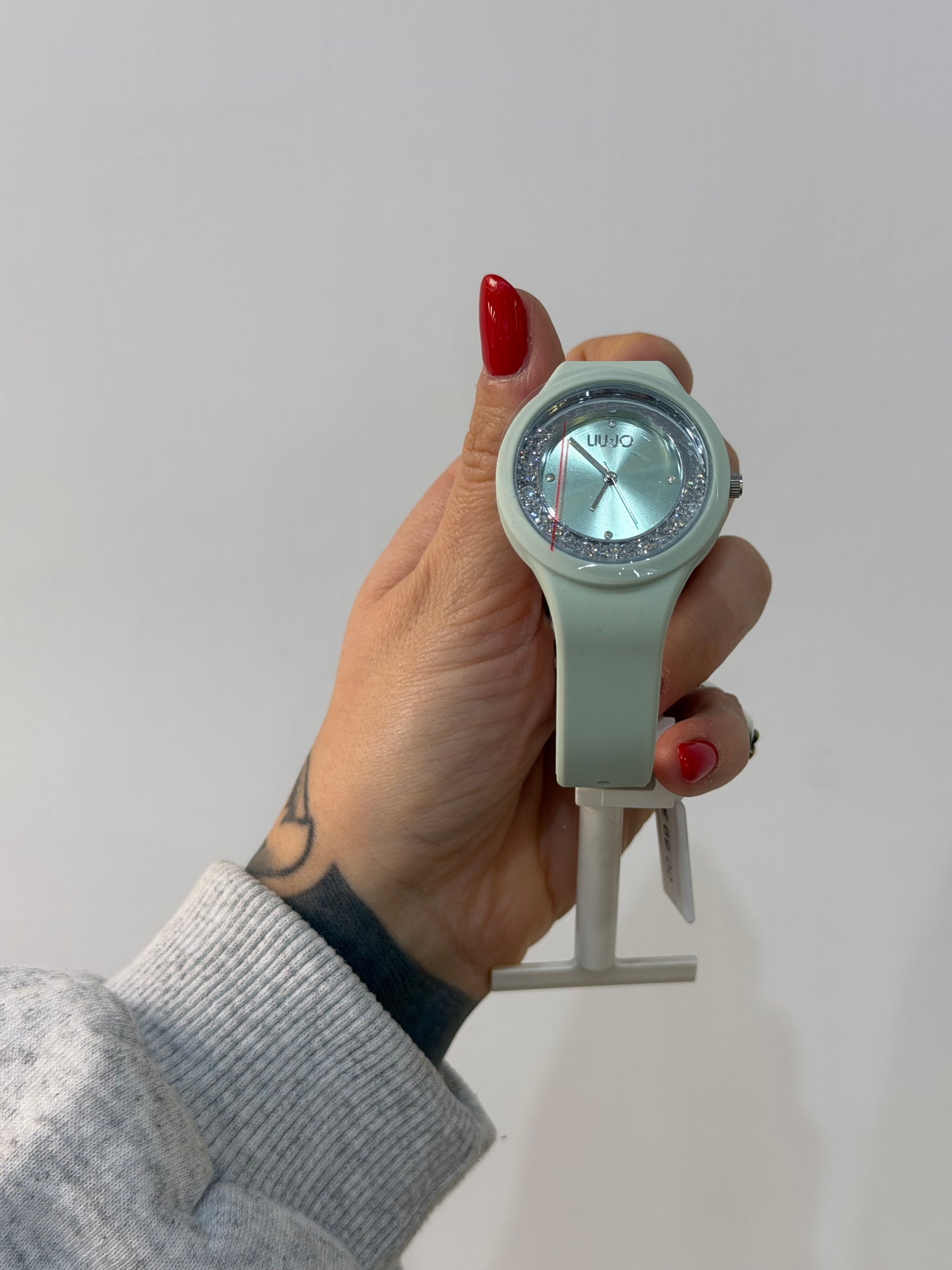 OROLOGIO LIU JO IN GOMMA VERDE ACQUA