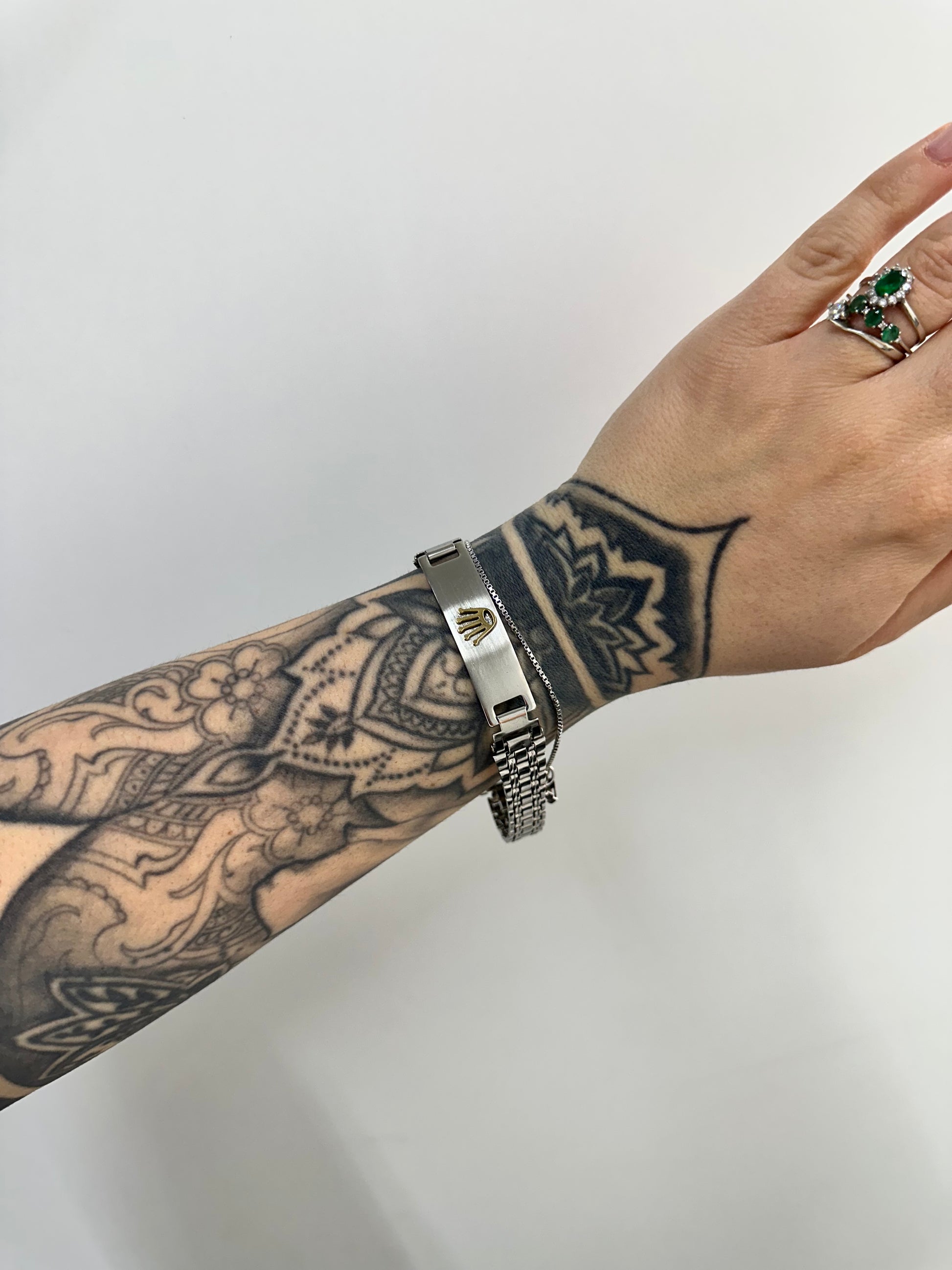 BRACCIALE CORONA ACCIAIO