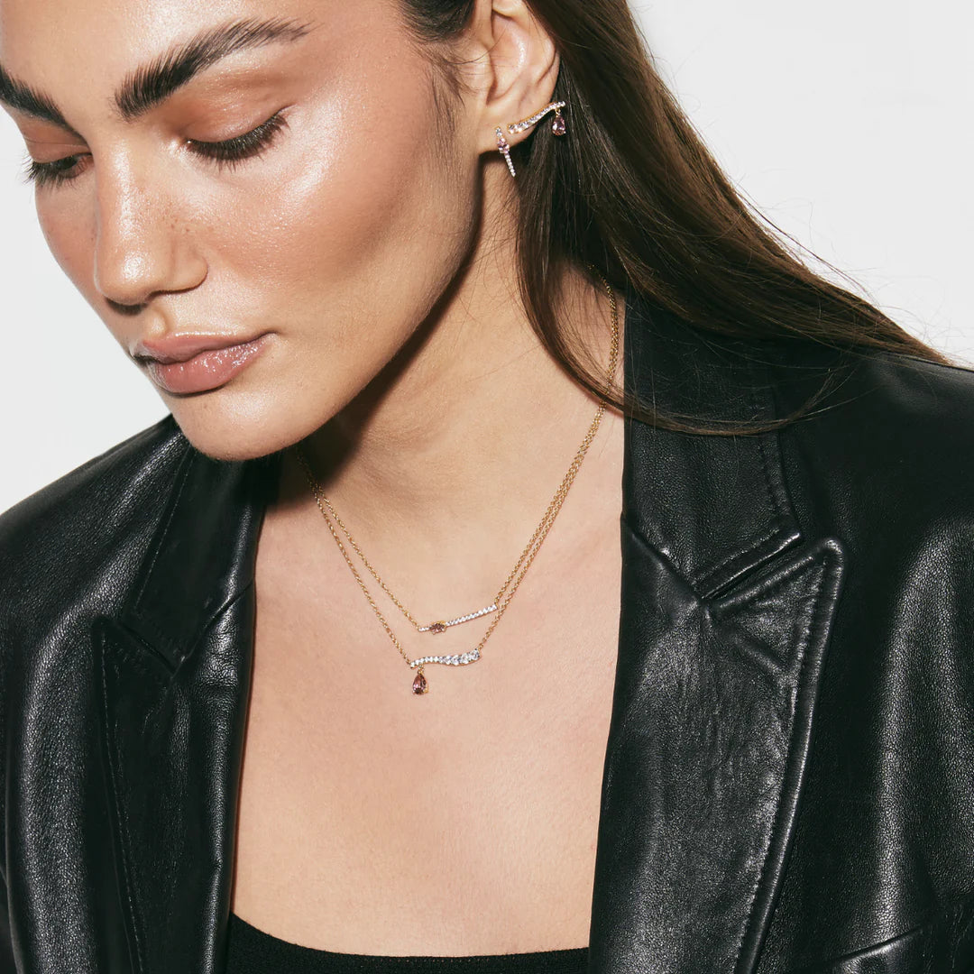 COLLANA NAVETTE RODOLITE LAURA P