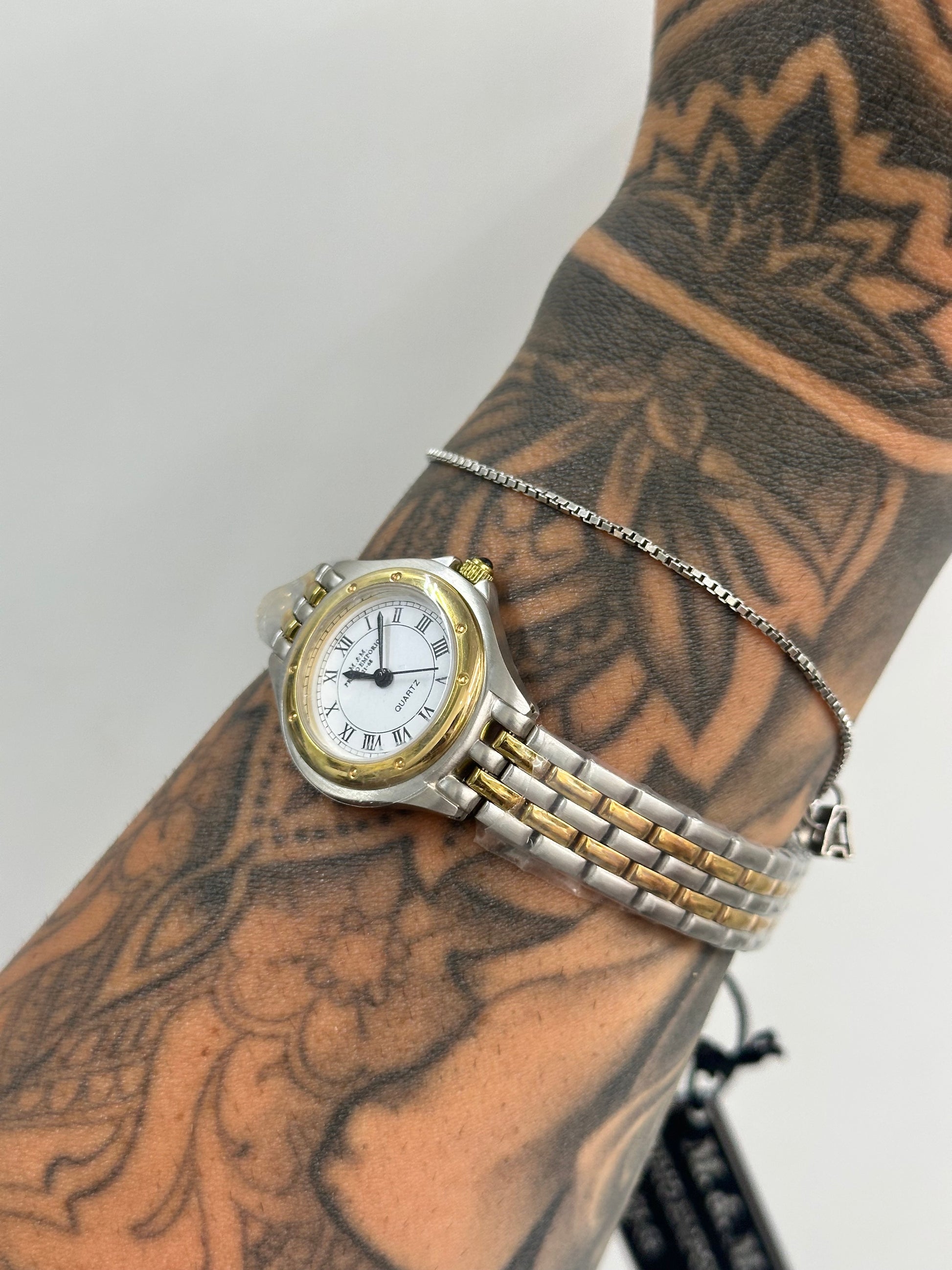 OROLOGIO PRIMO EMPORIO BICOLORE QUADRANTE BIANCO