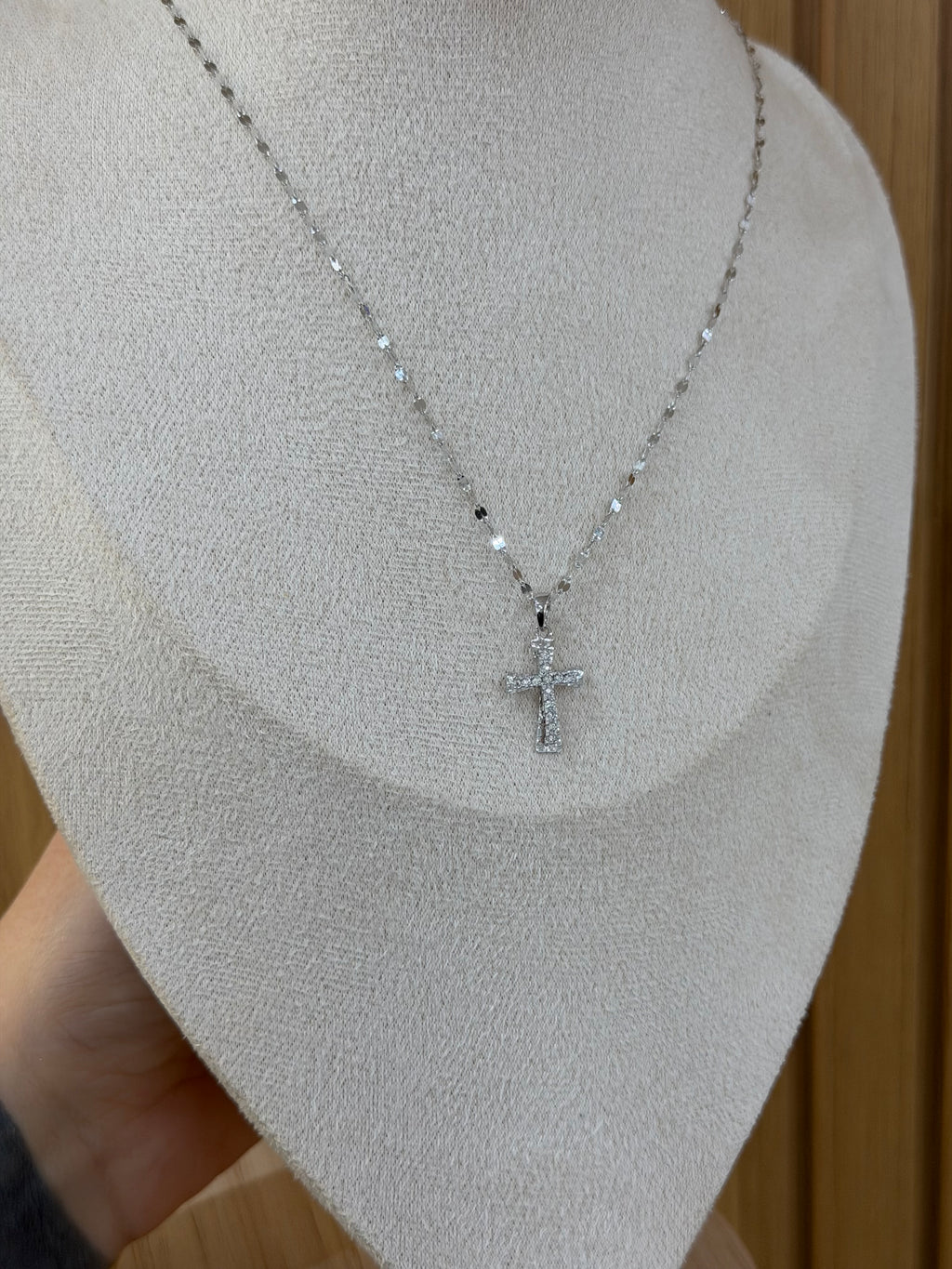 COLLANA ORO 18KT CON CROCE