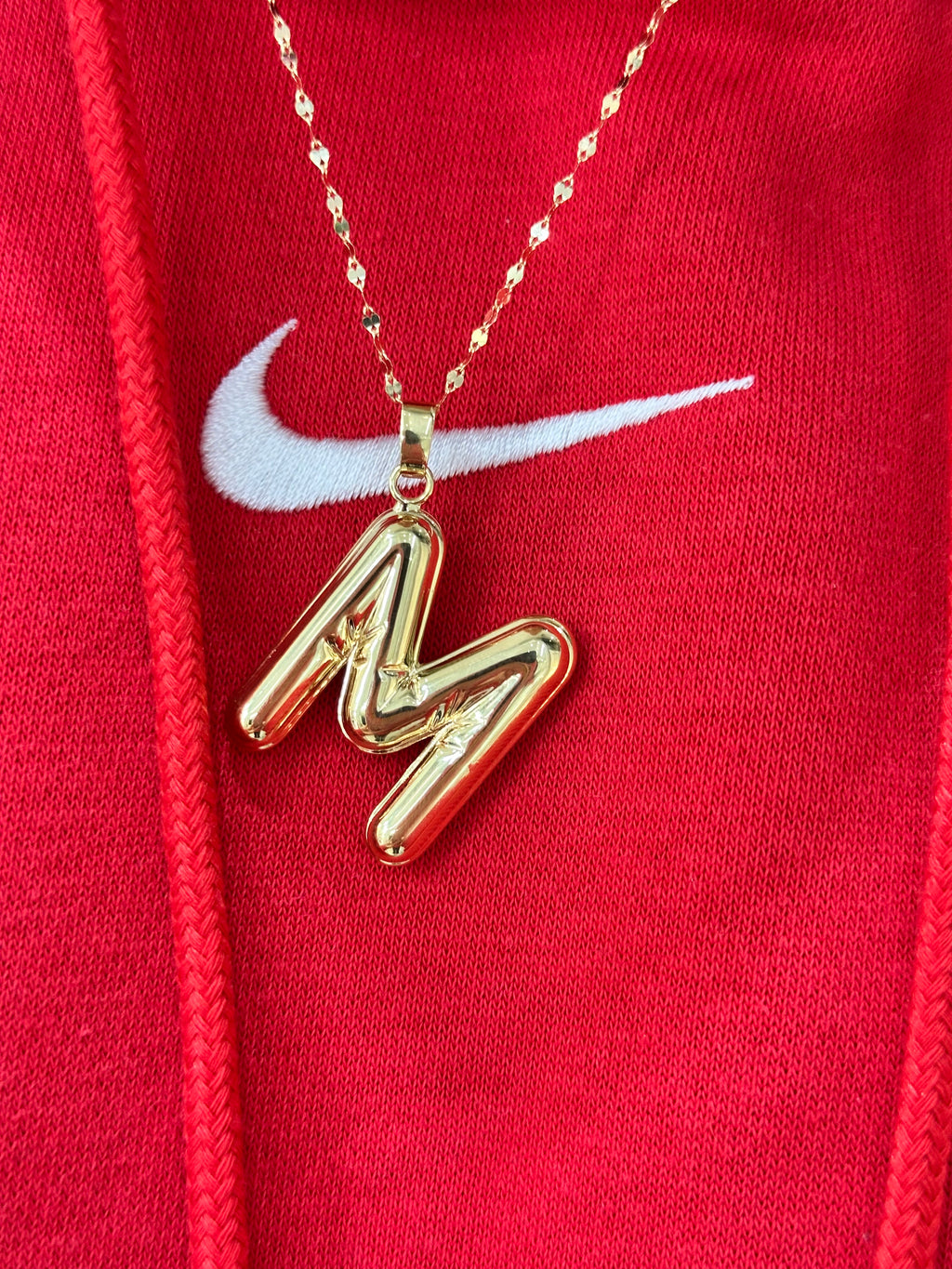 COLLANA INIZIALE M ORO 18KT