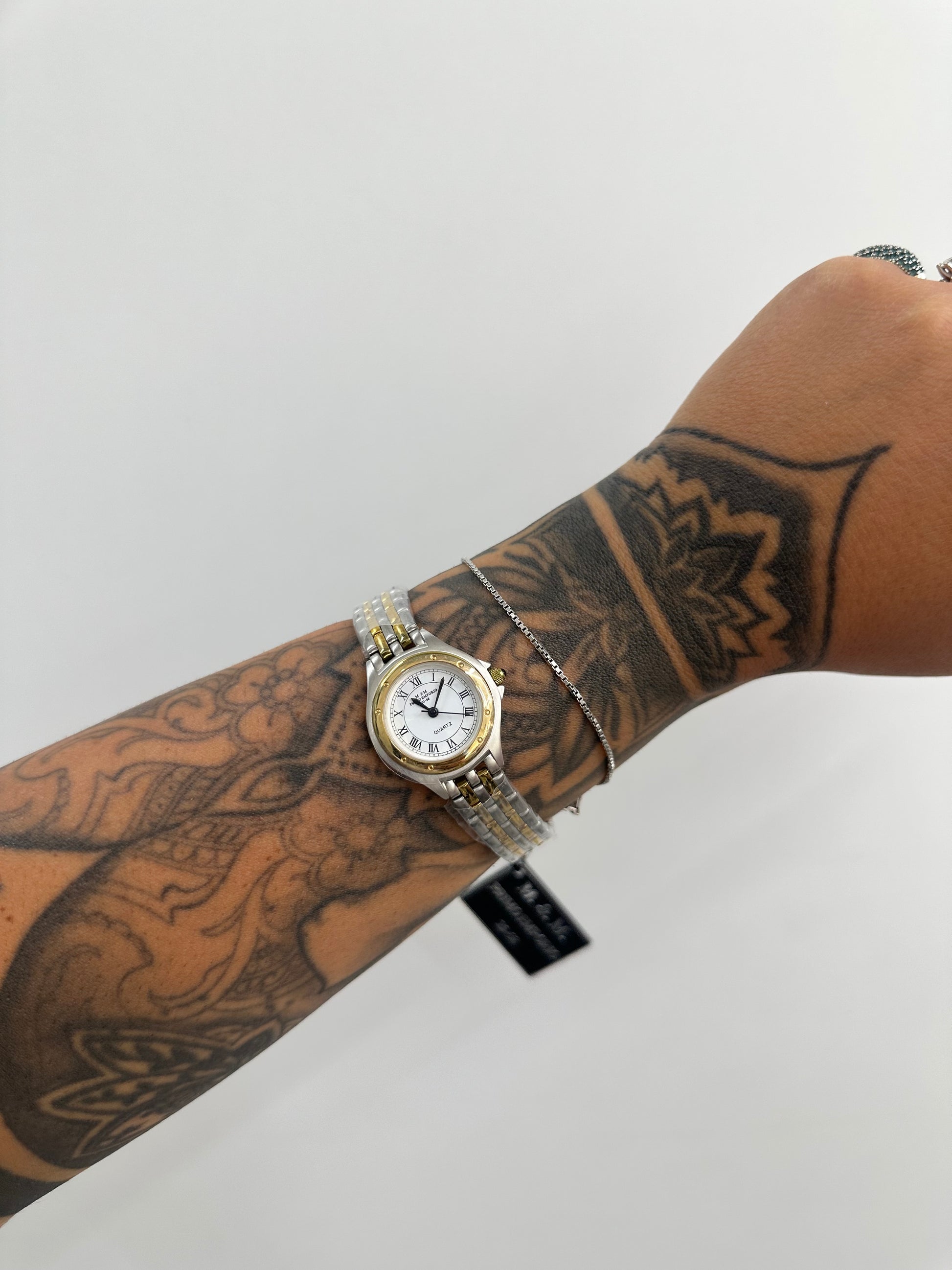 OROLOGIO PRIMO EMPORIO BICOLORE QUADRANTE BIANCO