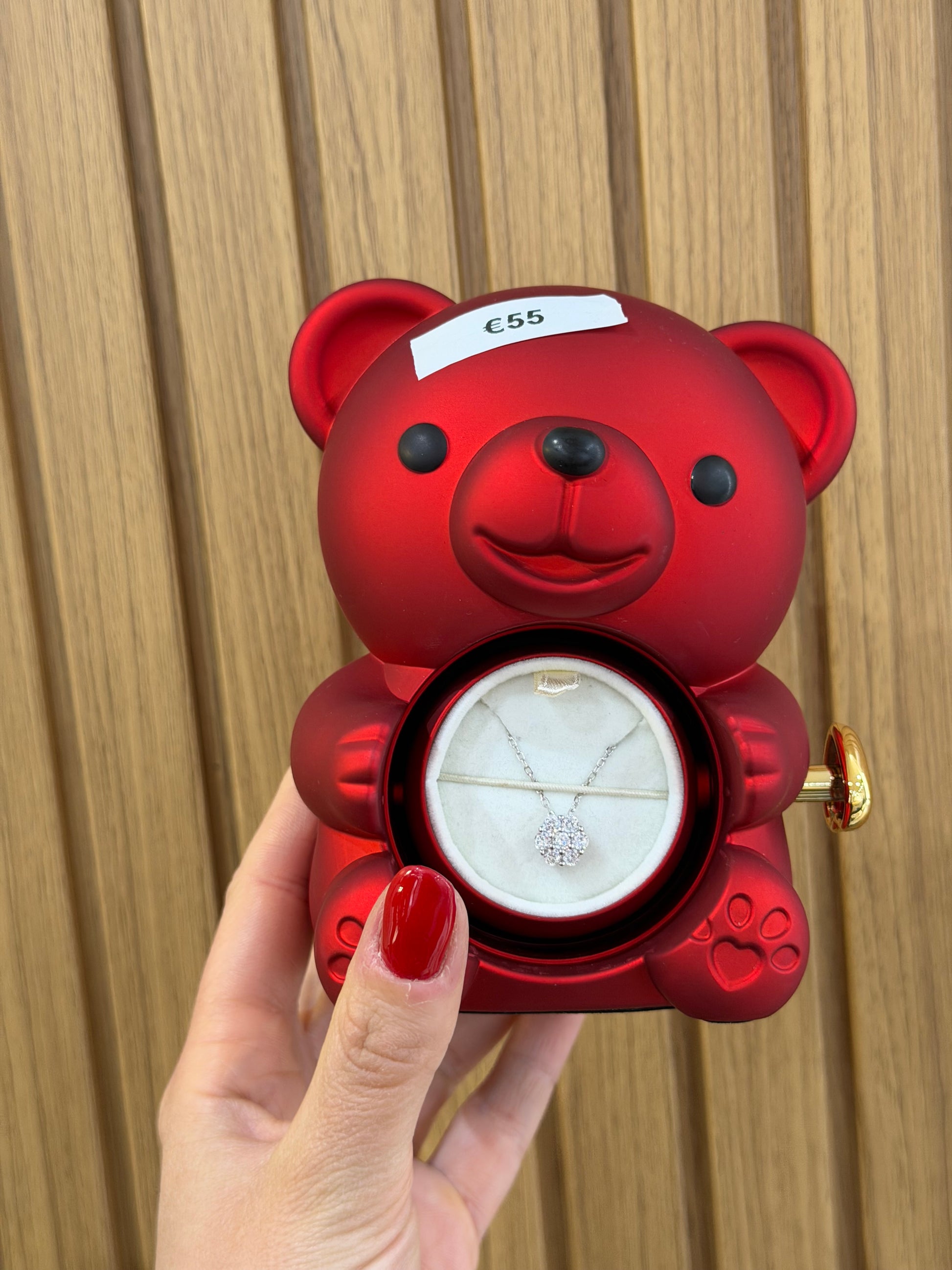 BOX TEDDY CON COLLANA MAGIC ARGENTO 925