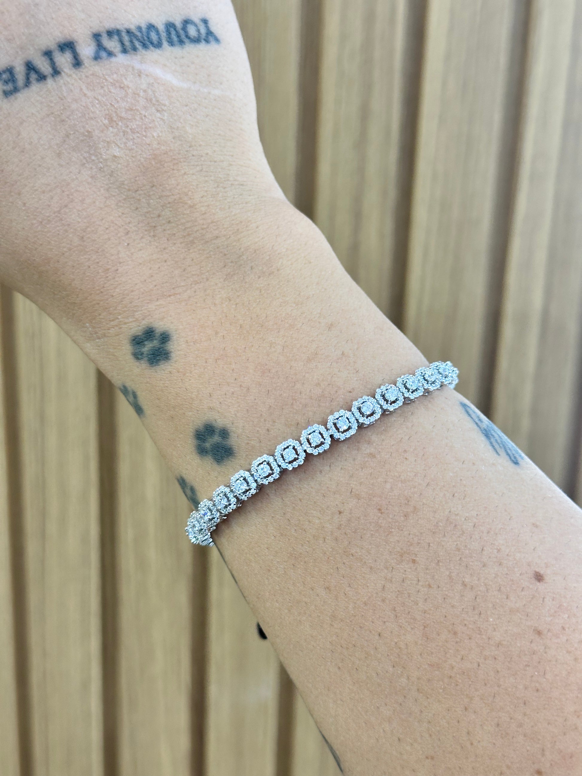 BRACCIALE TENNIS DIANA ARGENTO