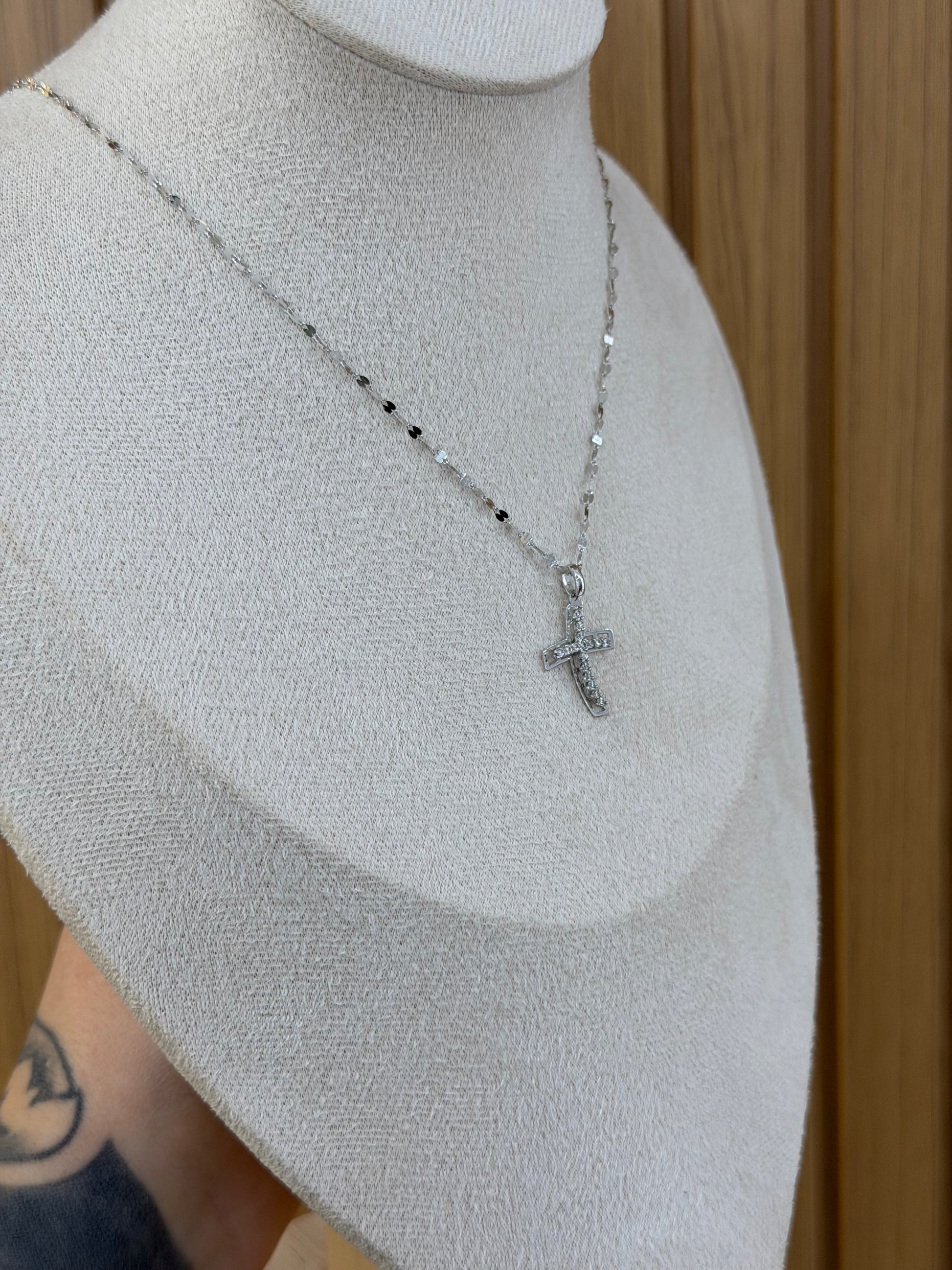 COLLANA ORO 18KT CON CROCE