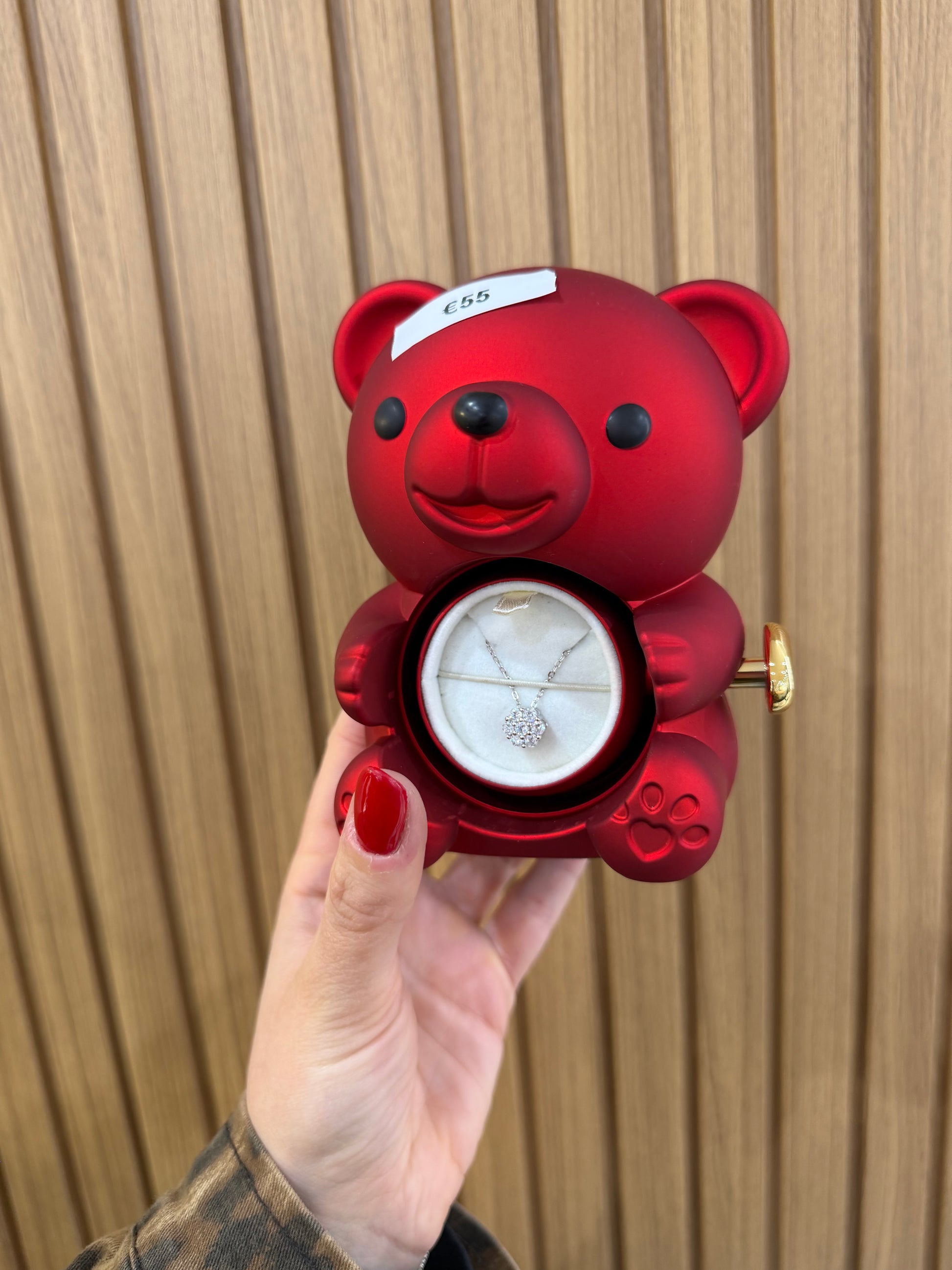 BOX TEDDY CON COLLANA MAGIC ARGENTO 925