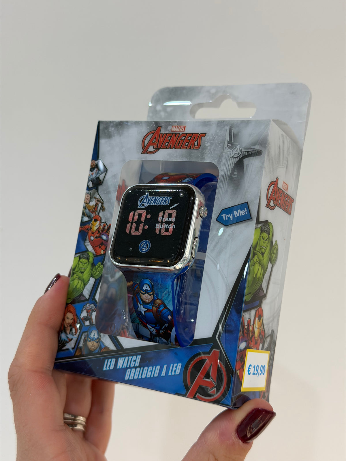 OROLOGIO AVENGERS DISNEY LED