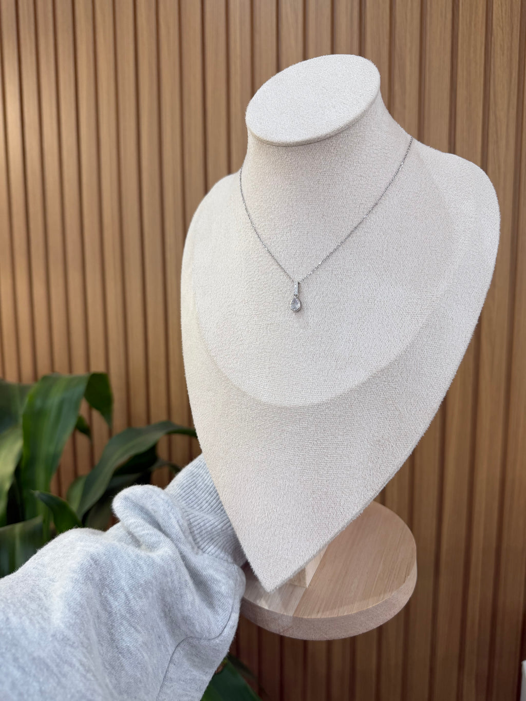COLLANA GOCCIA ARGENTO 925