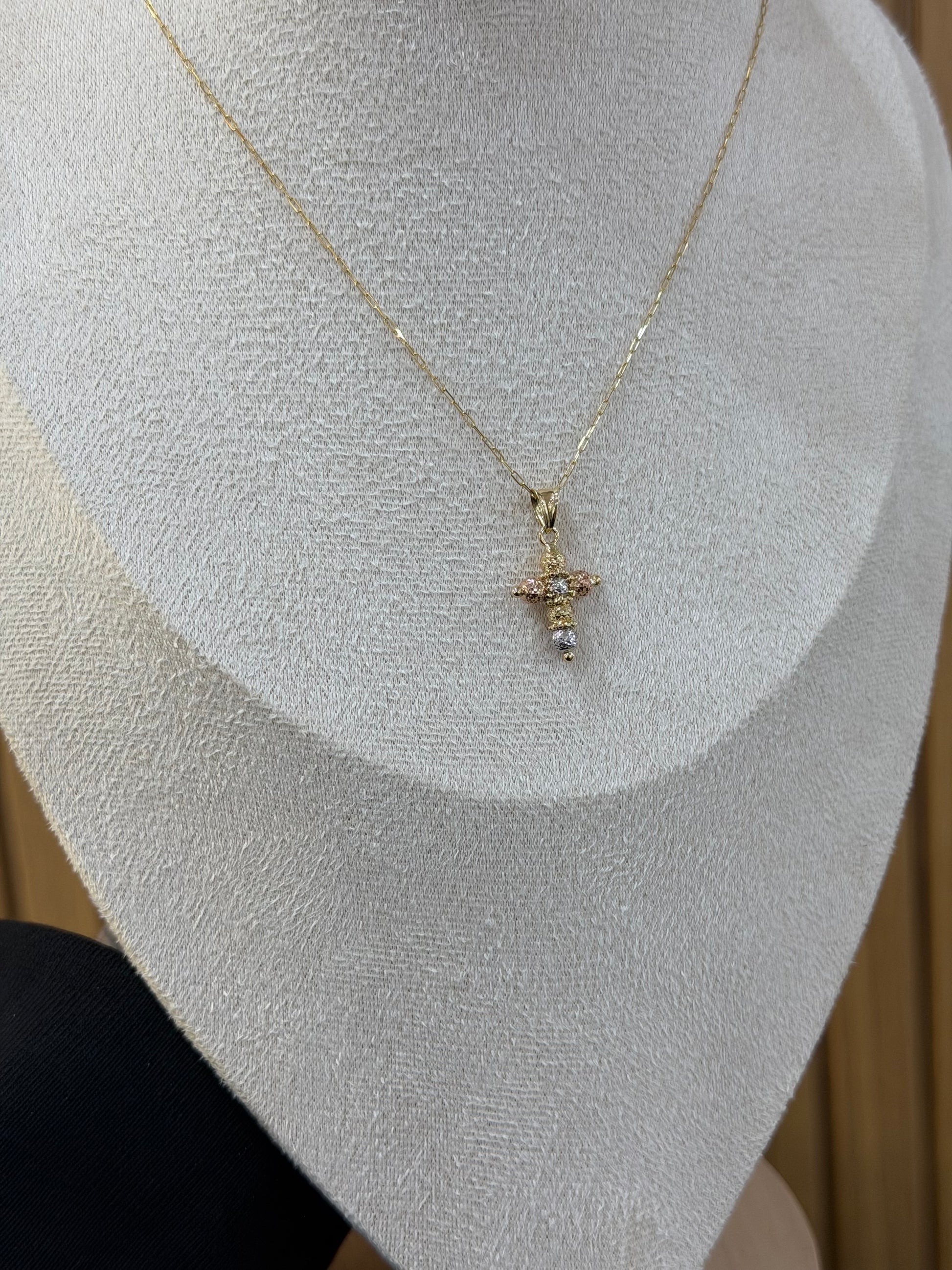 COLLANA CROCE MILLE LUCI 2.0 ORO 18KT