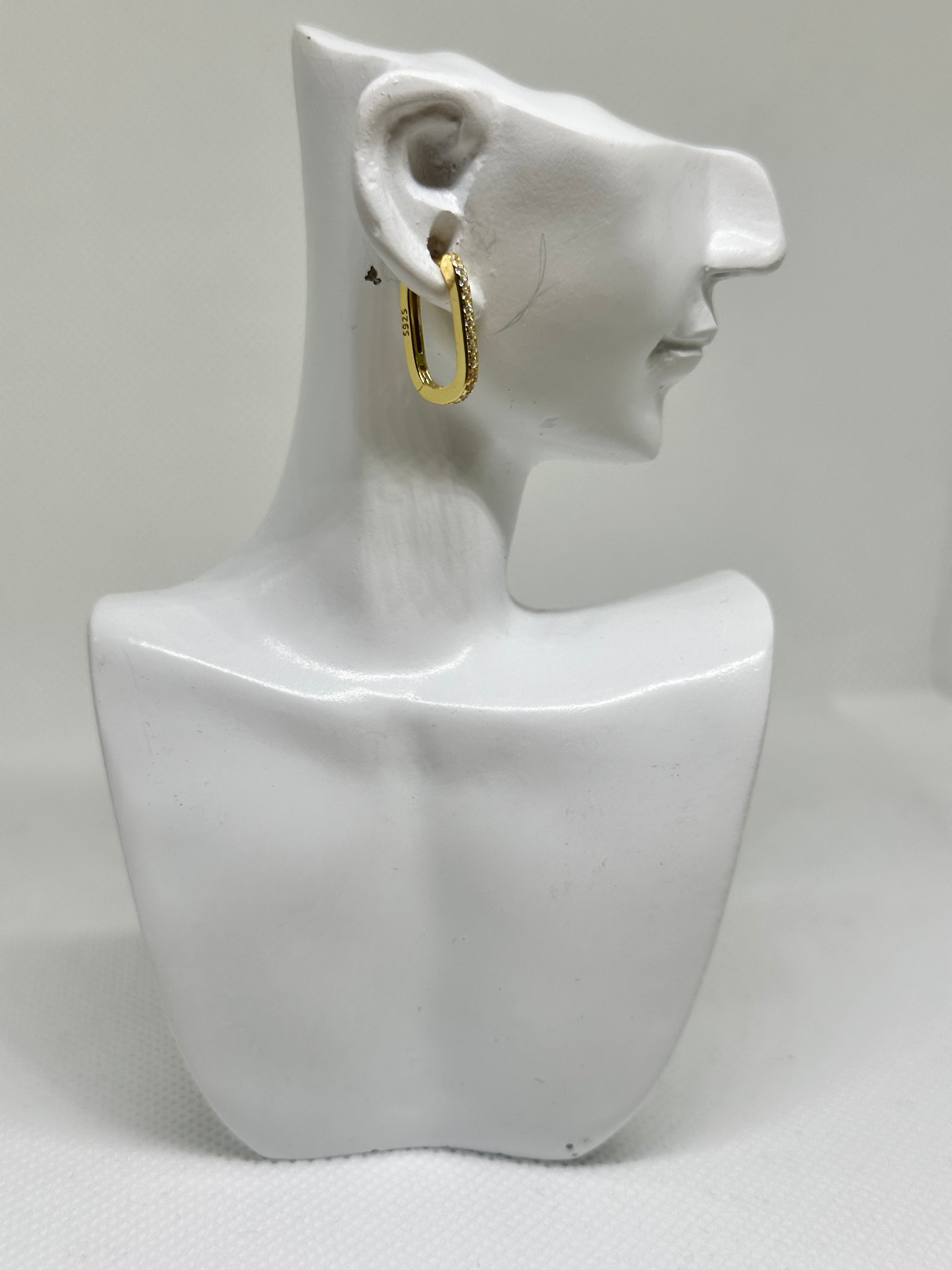 CERCHIETTI CLIP ARGENTO CON DORATURA