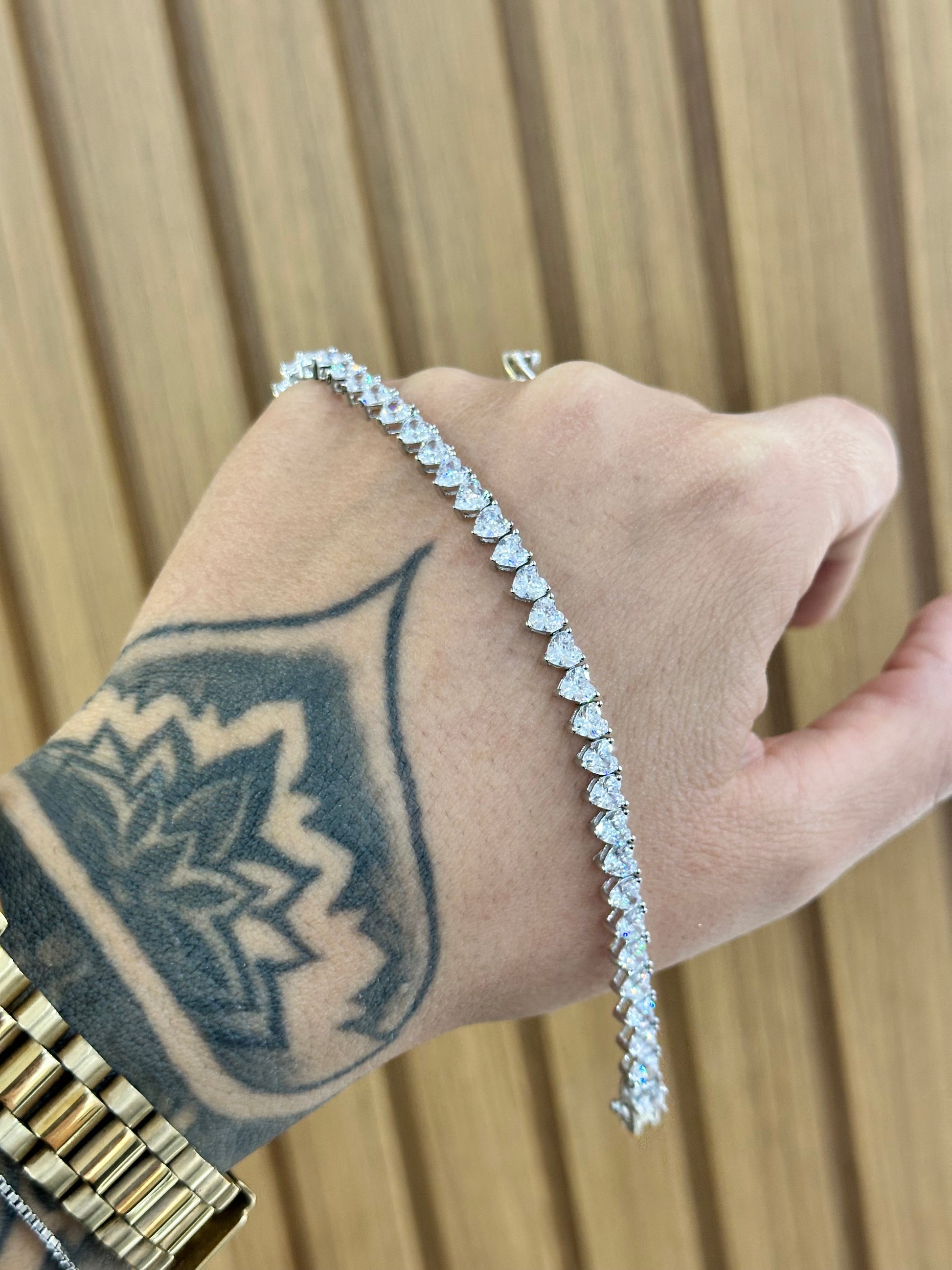 BRACCIALE TENNIS CUORI
