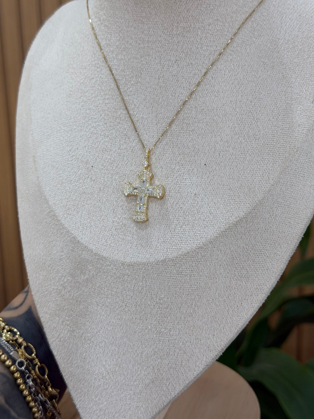 COLLANA ARGENTO 925 CROCE VALERY