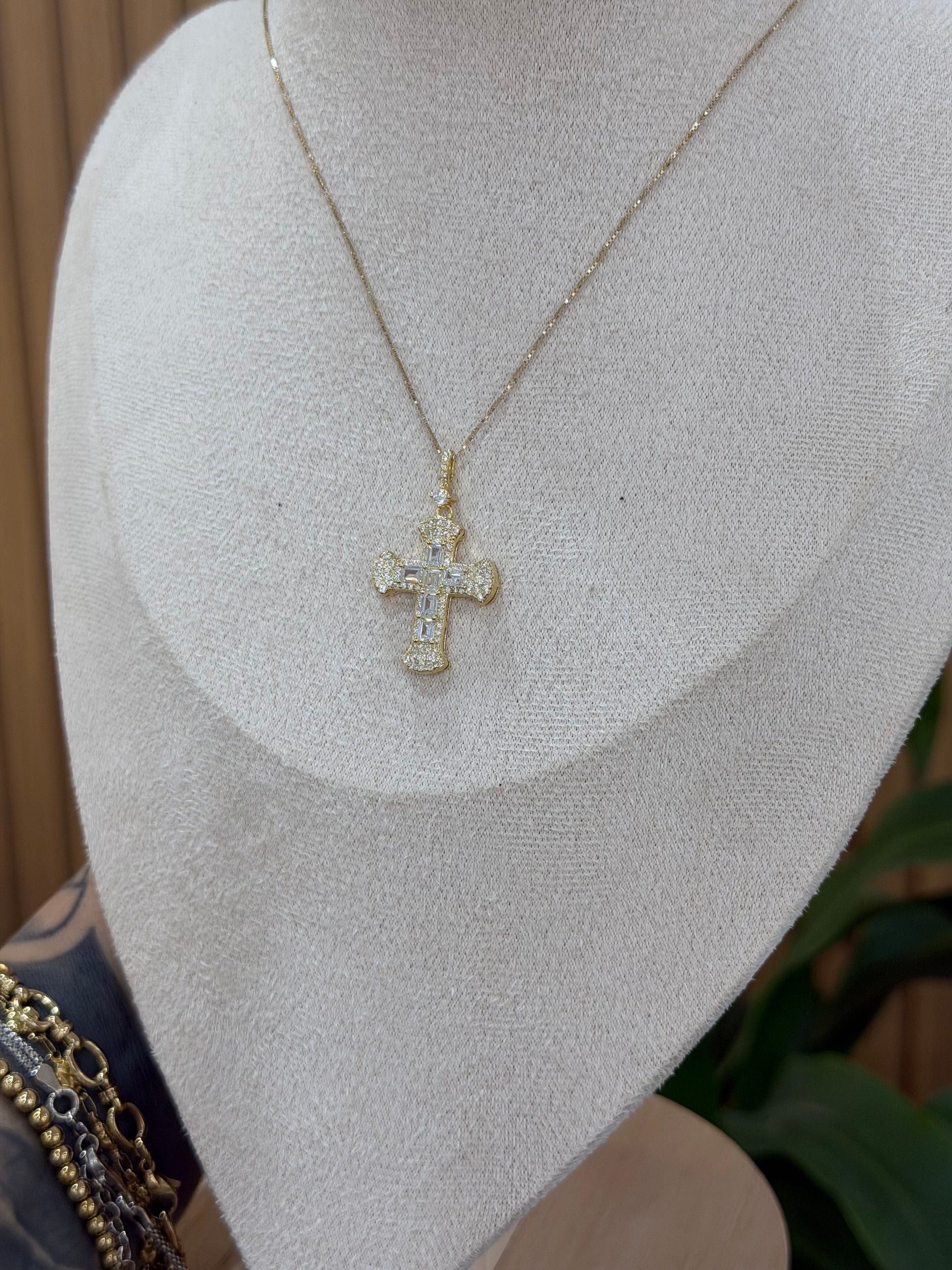 COLLANA ARGENTO 925 CROCE VALERY