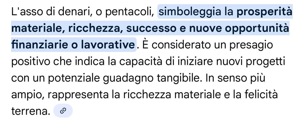 ASSO DI DENARI IN CERAMICA