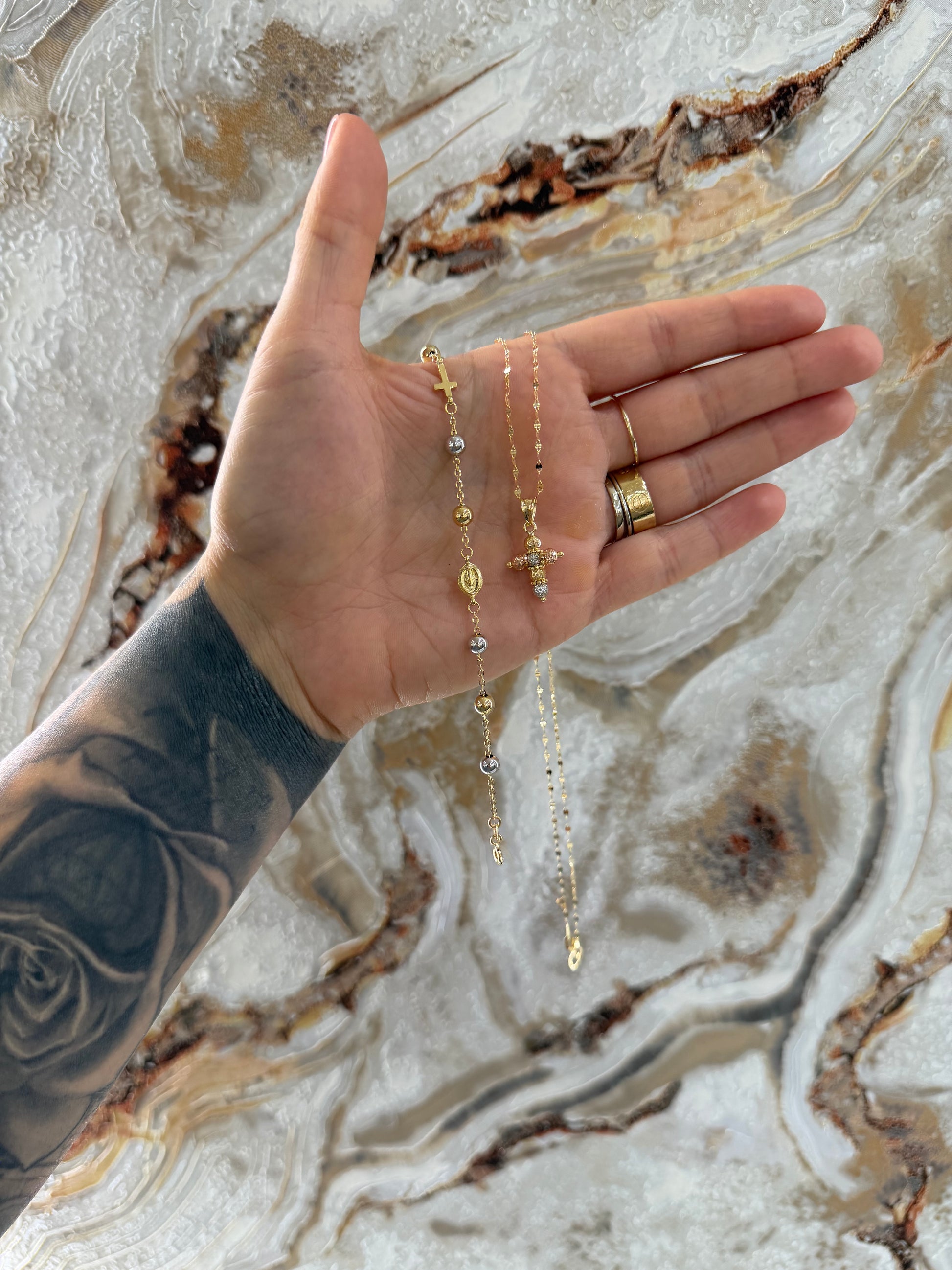 COMPLETO MILLE LUCI ORO 18KT