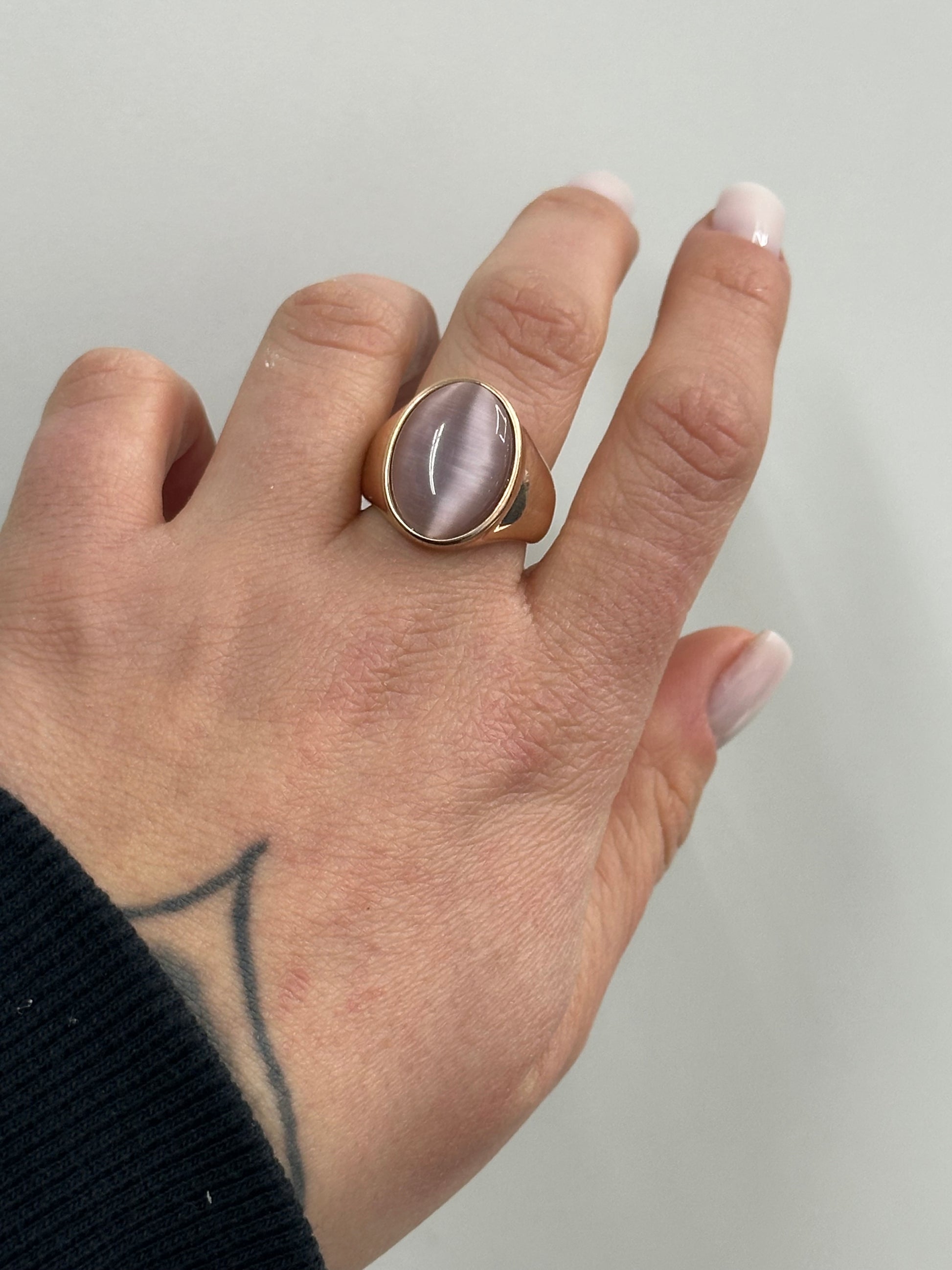 ANELLO OVALE PIETRA CABOCHON