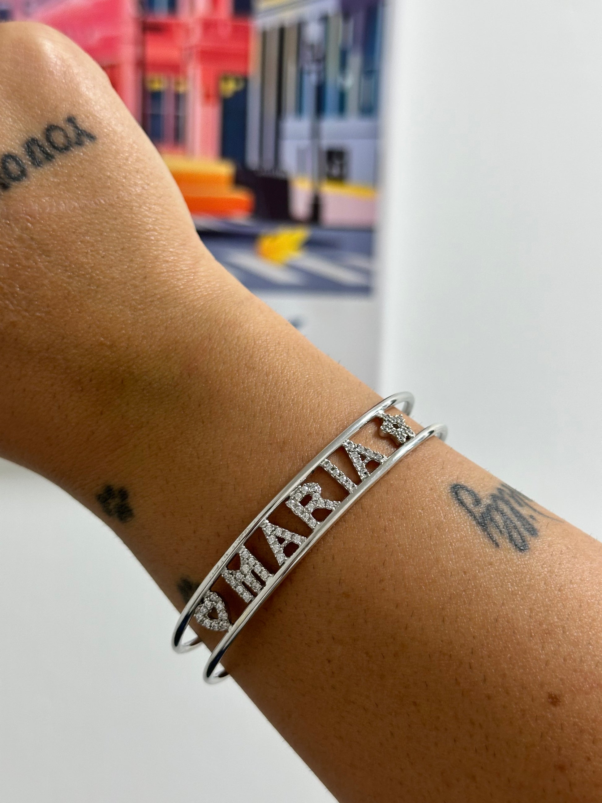 BRACCIALE NOME MARIA ARGENTO 925