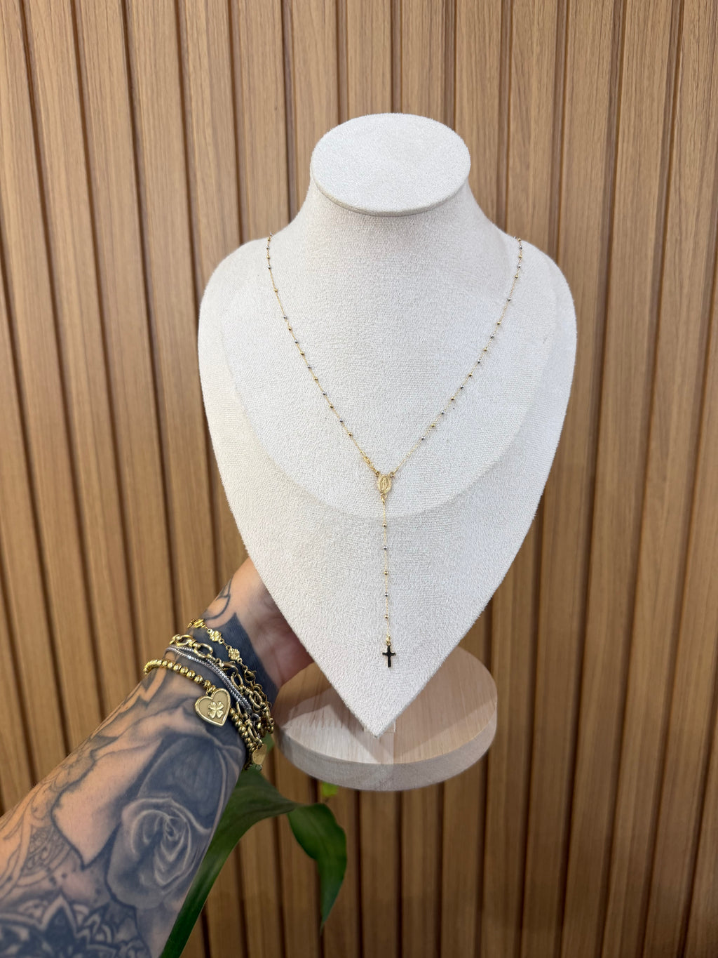 ROSARIO ORO 18KT BICOLORE