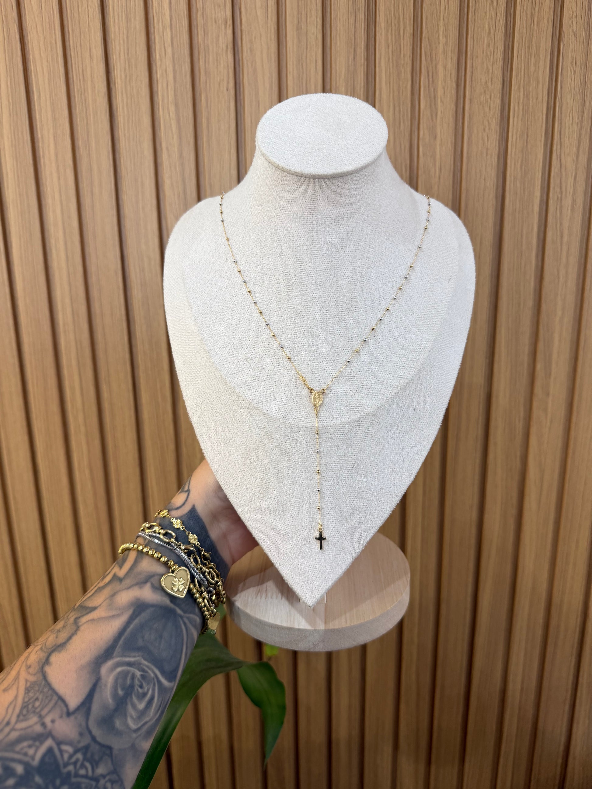 ROSARIO ORO 18KT BICOLORE