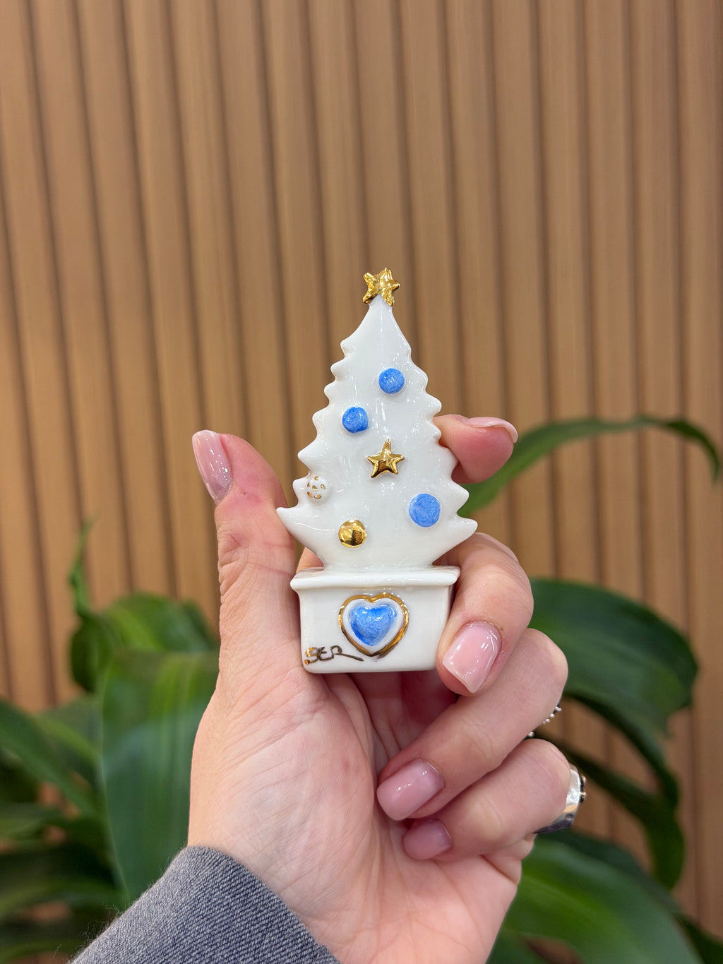 MINI ALBERELLO IN CERAMICA DI CAPODIMONTE