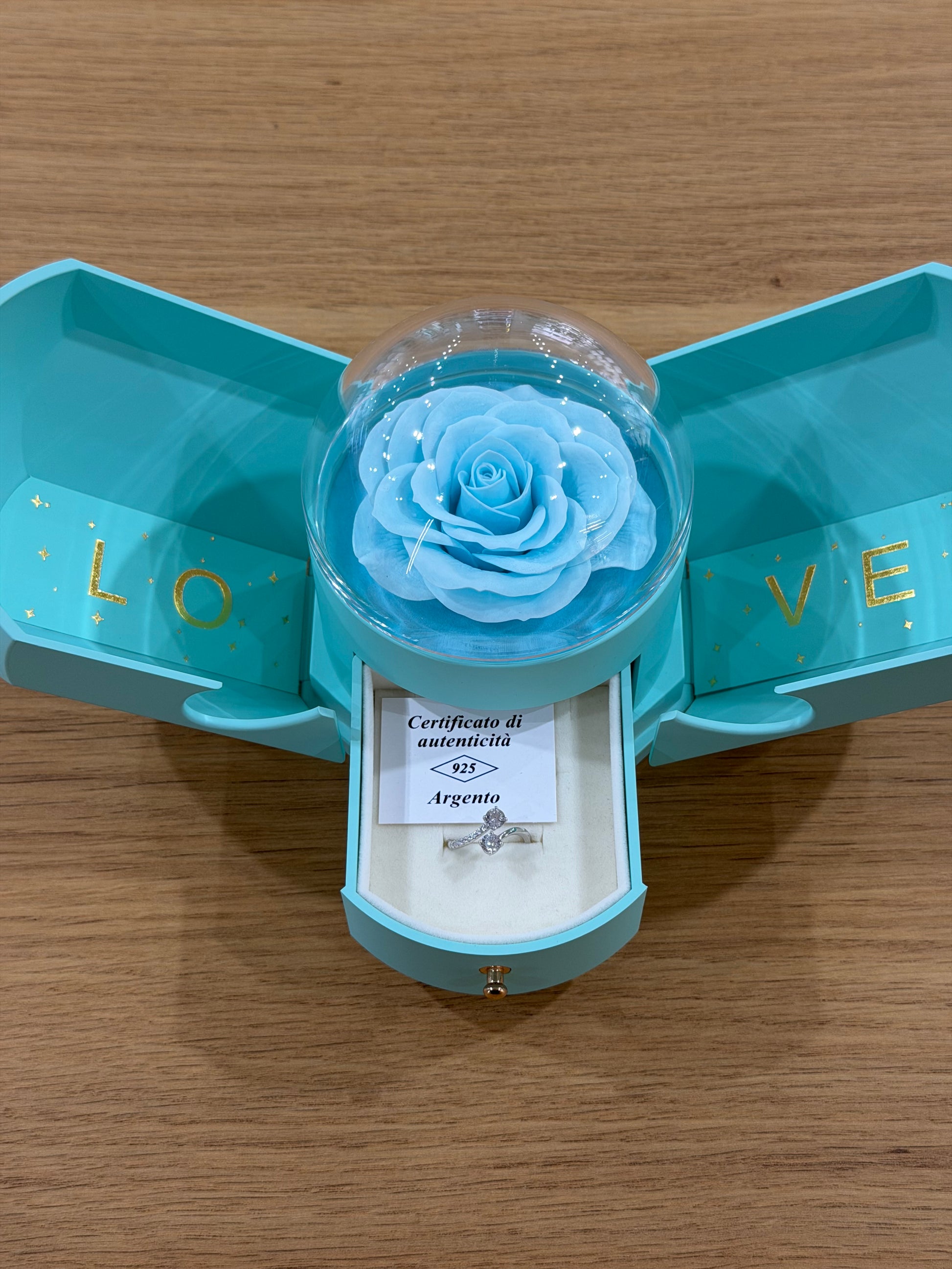 BOX PURE CON ANELLO BRIGHTER ARGENTO 925