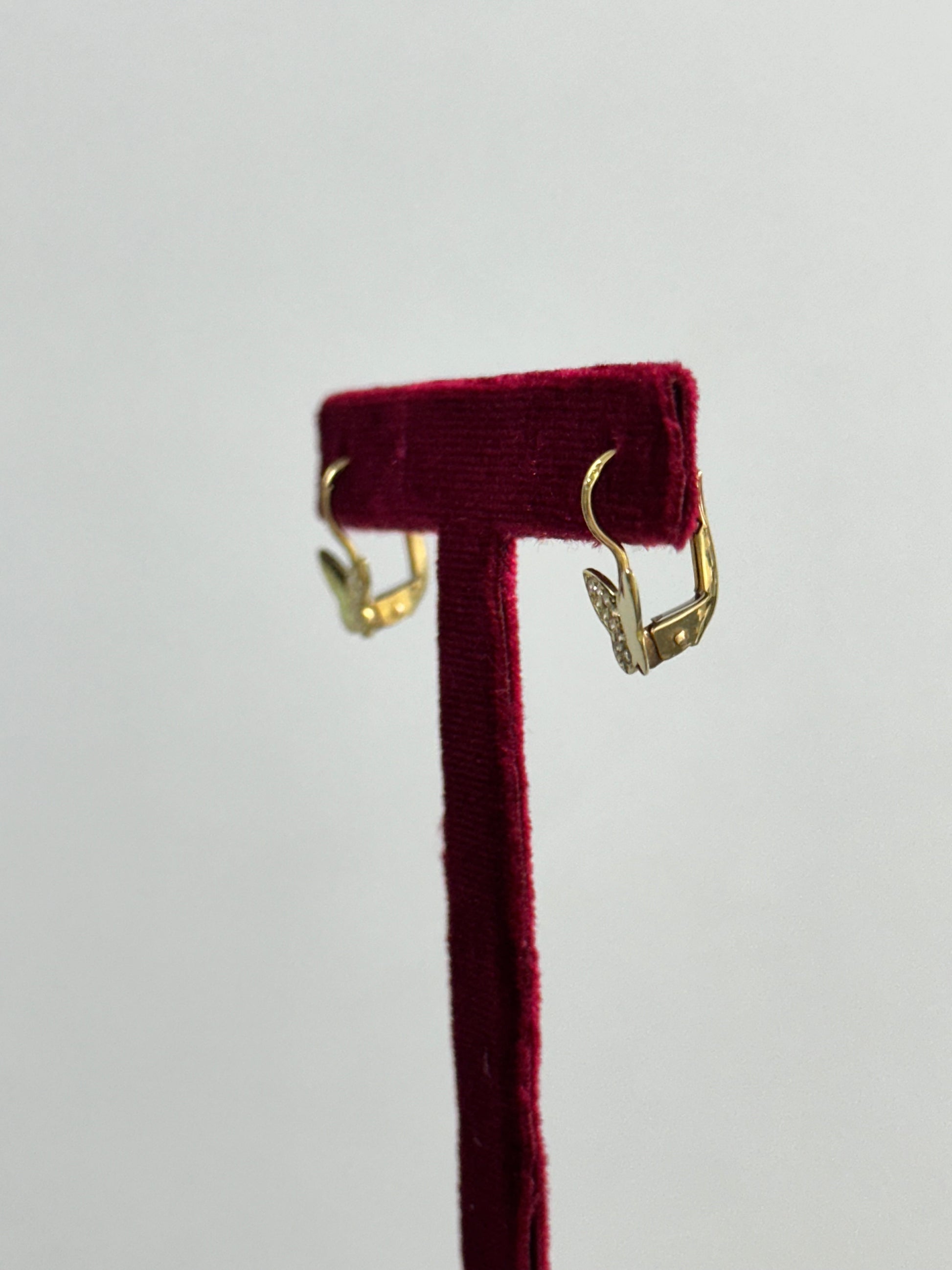 CERCHIETTI CON FARFALLA MONACHELLA ORO 18KT