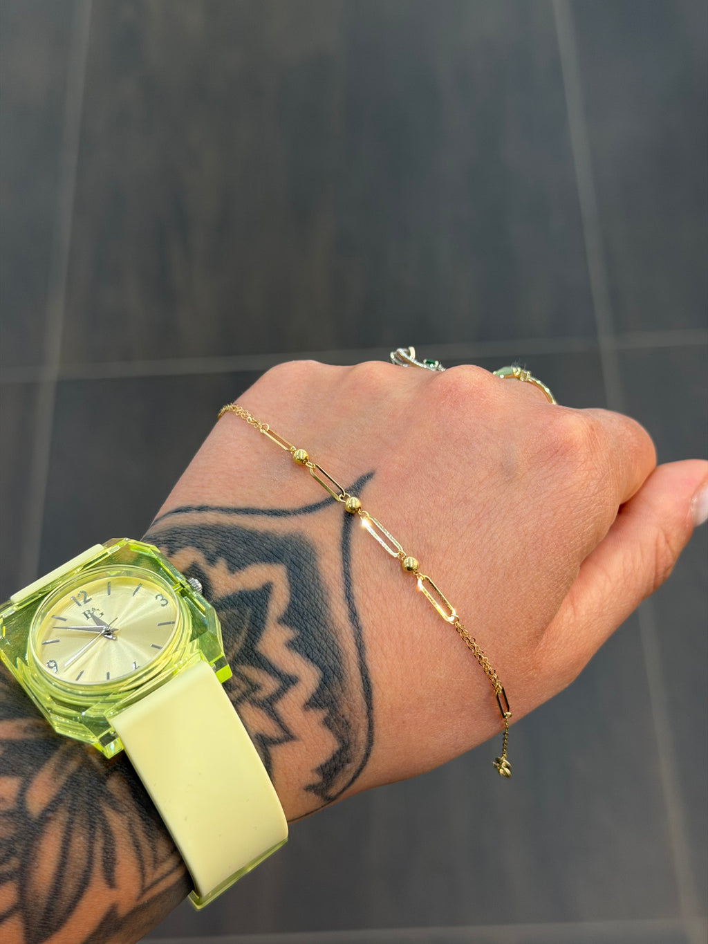 BRACCIALE ORO 18KT CON SFERE