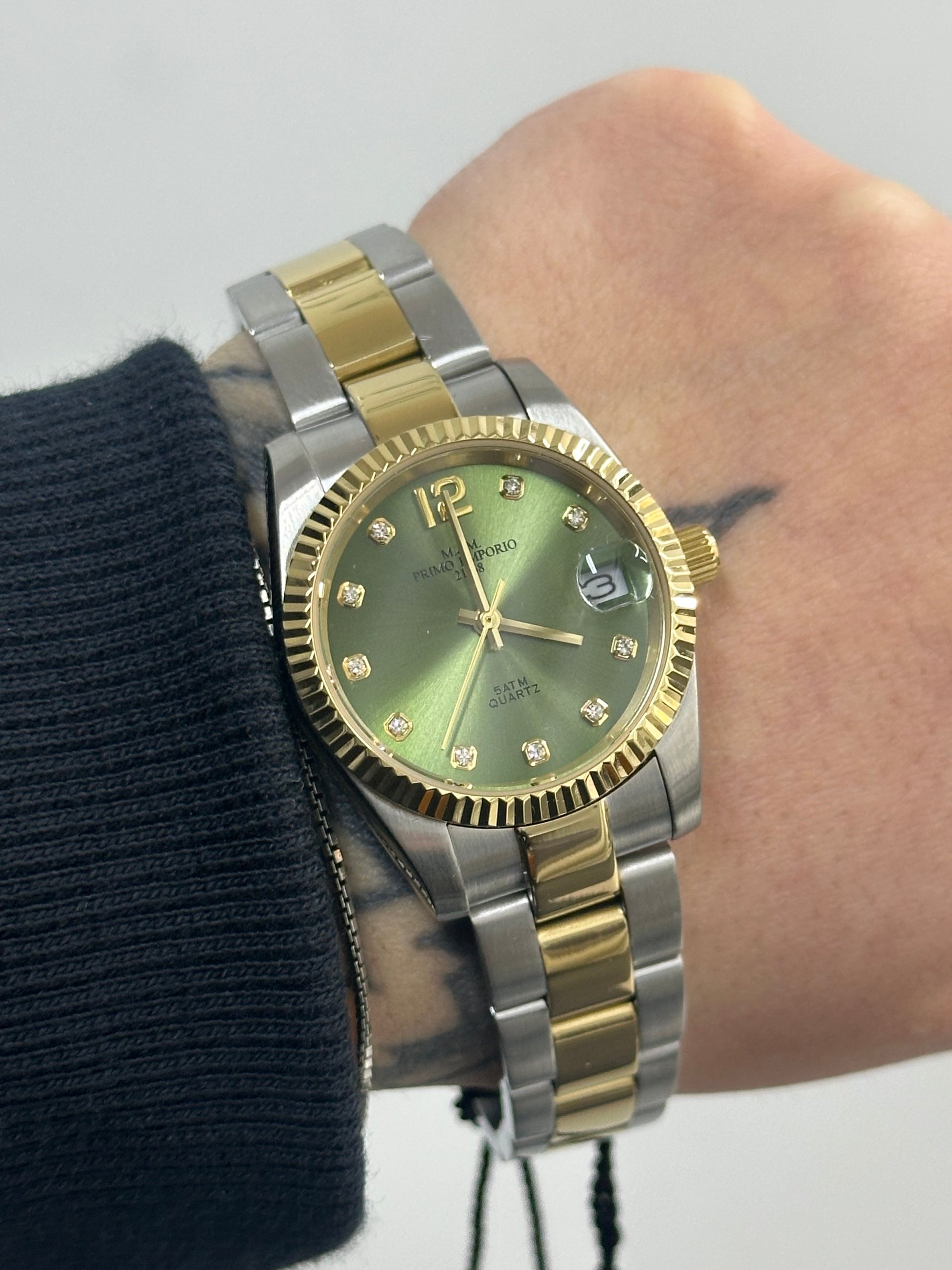 OROLOGIO PRIMO EMPORIO QUADRANTE VERDE