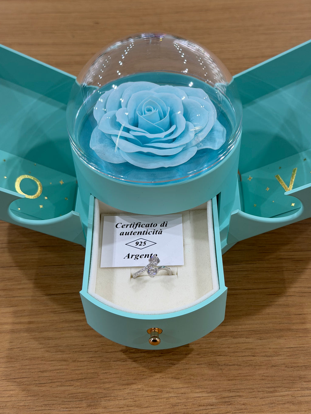 BOX PURE CON ANELLO BRIGHTER ARGENTO 925