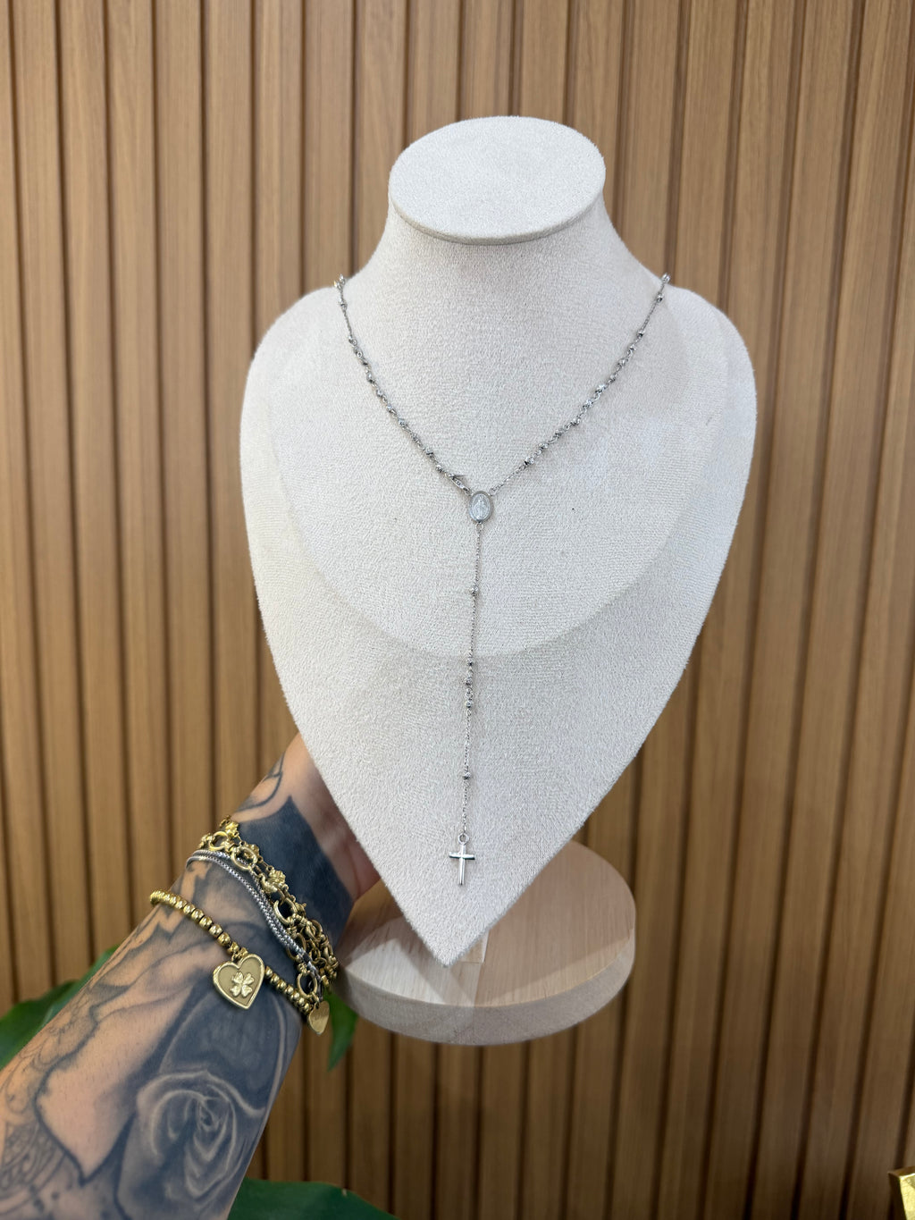 ROSARIO ORO 18KT MILLE LUCI ORO BIANCO