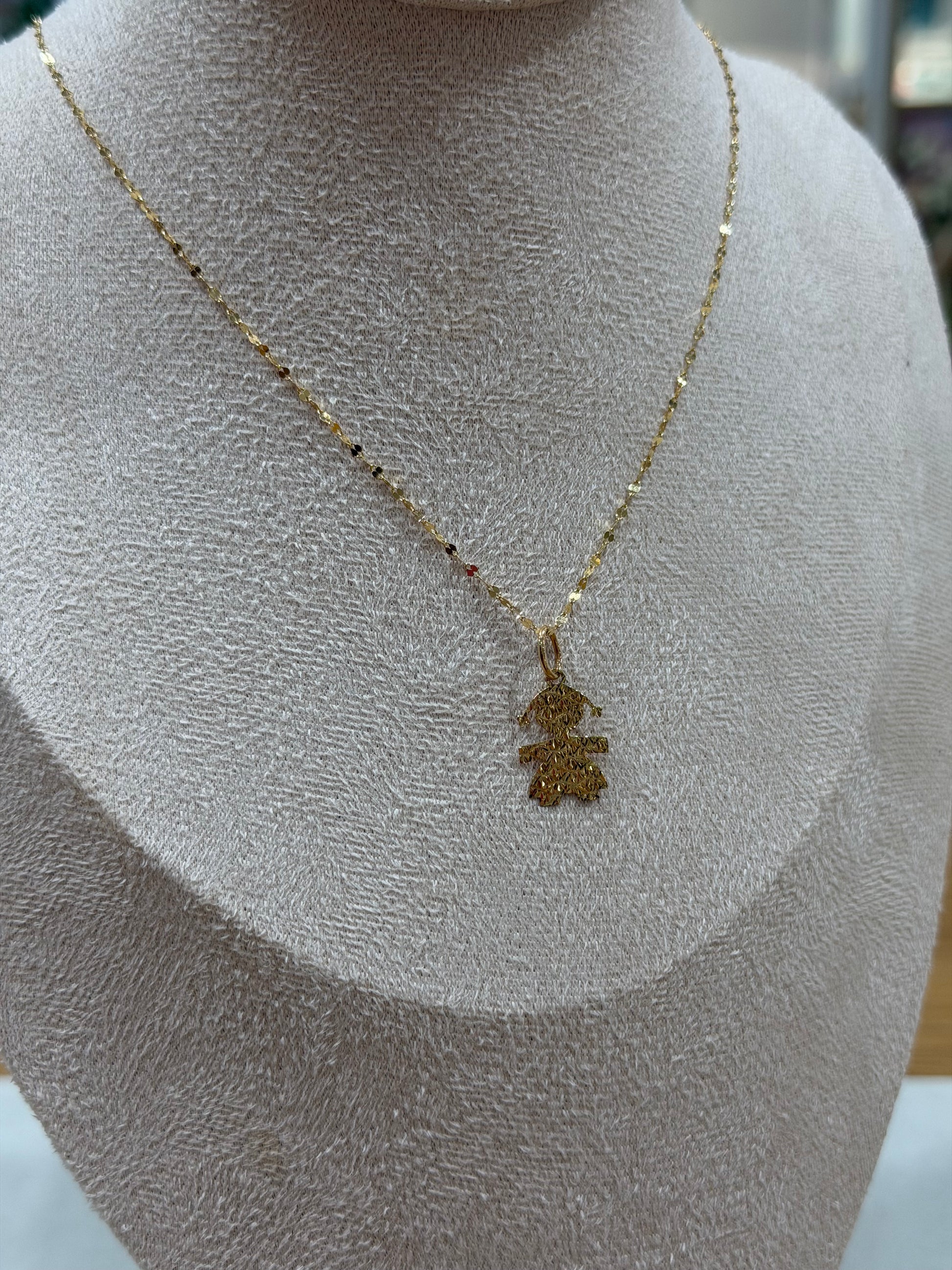 COLLANA BIMBA ORO 18KT