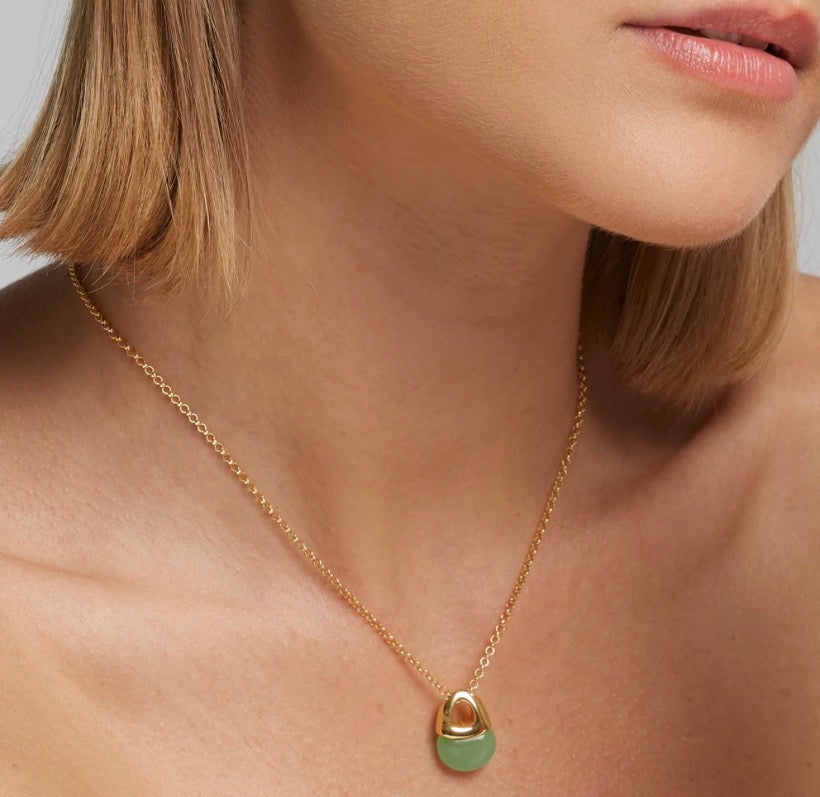 COLLANA SOGNI QUARZO MENTA ARGENTO 925