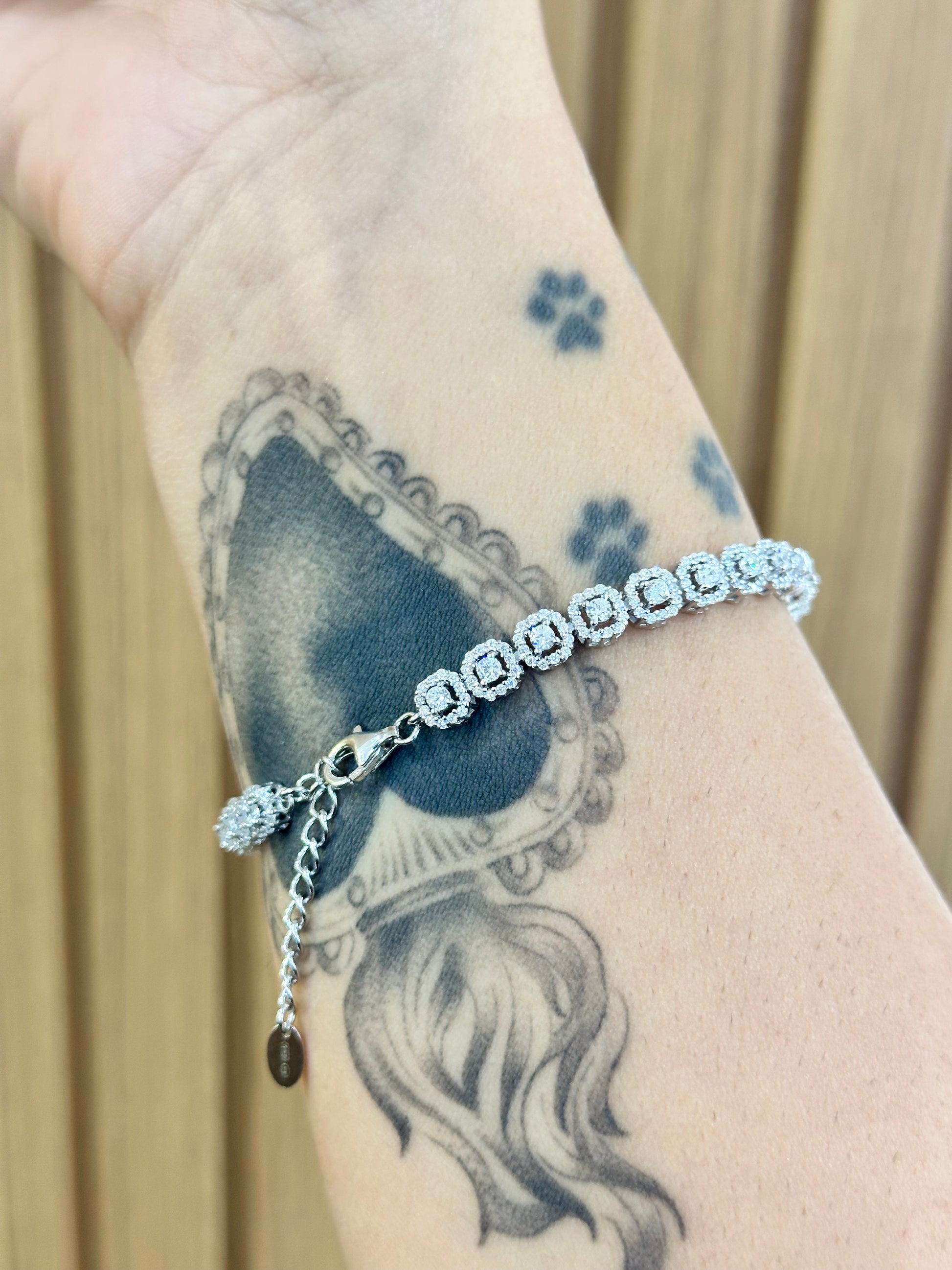 BRACCIALE TENNIS DIANA ARGENTO