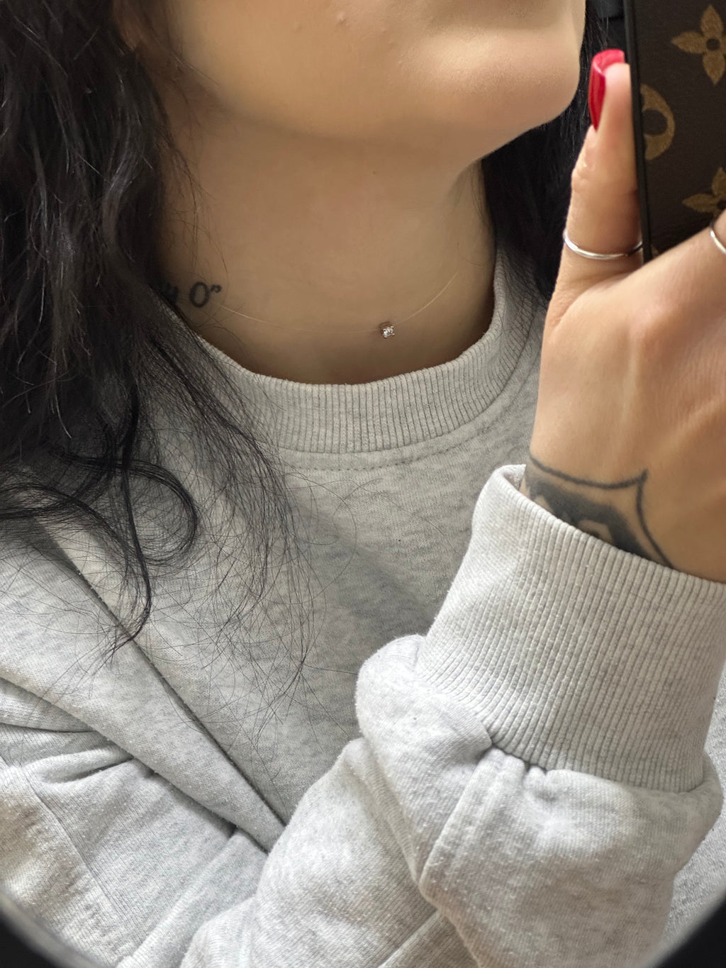 COLLANA PUNTO LUCE INVISIBLE