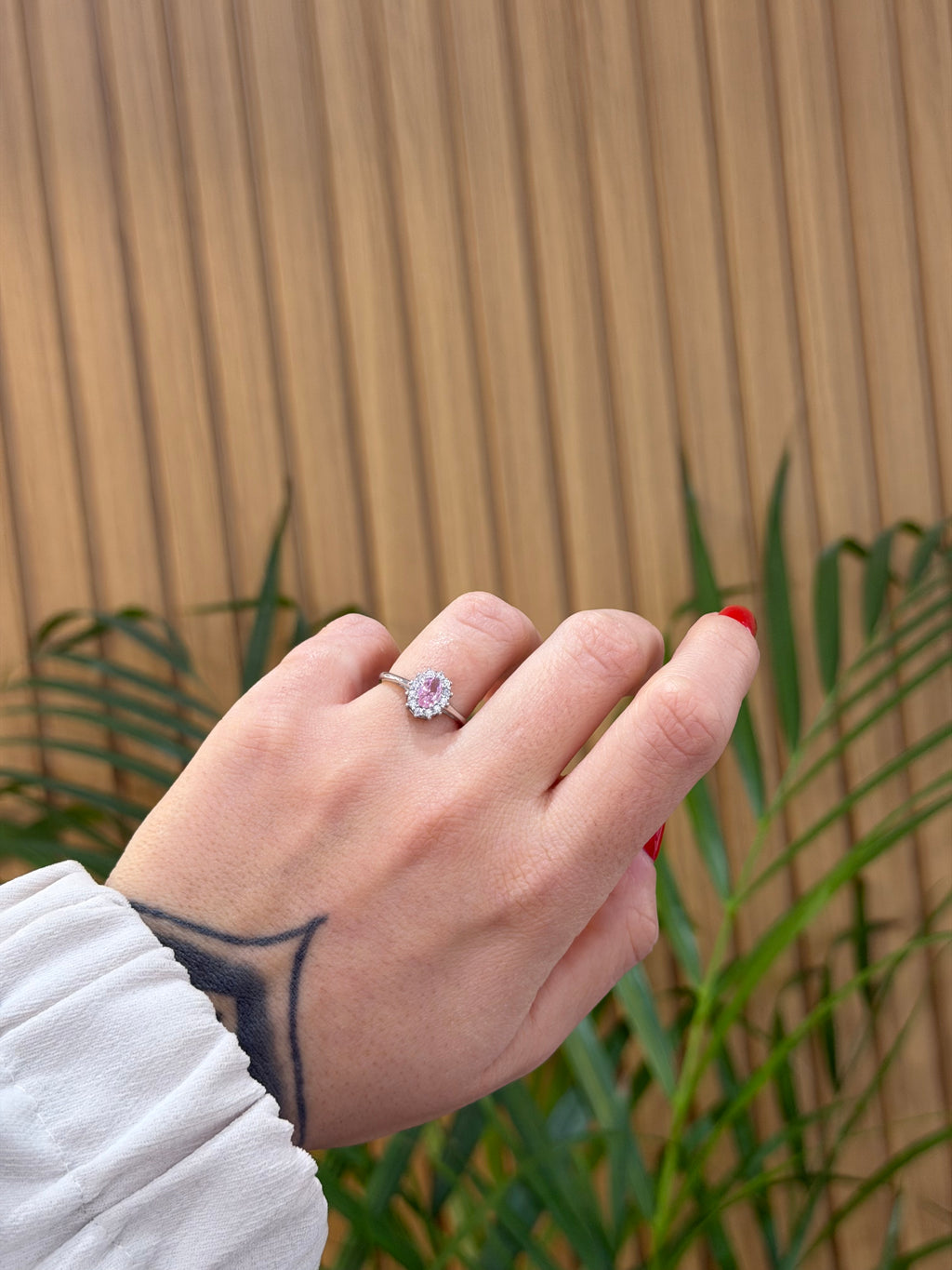 BOX MINI TEDDY CON ANELLO KATE ROSA ARGENTO 925