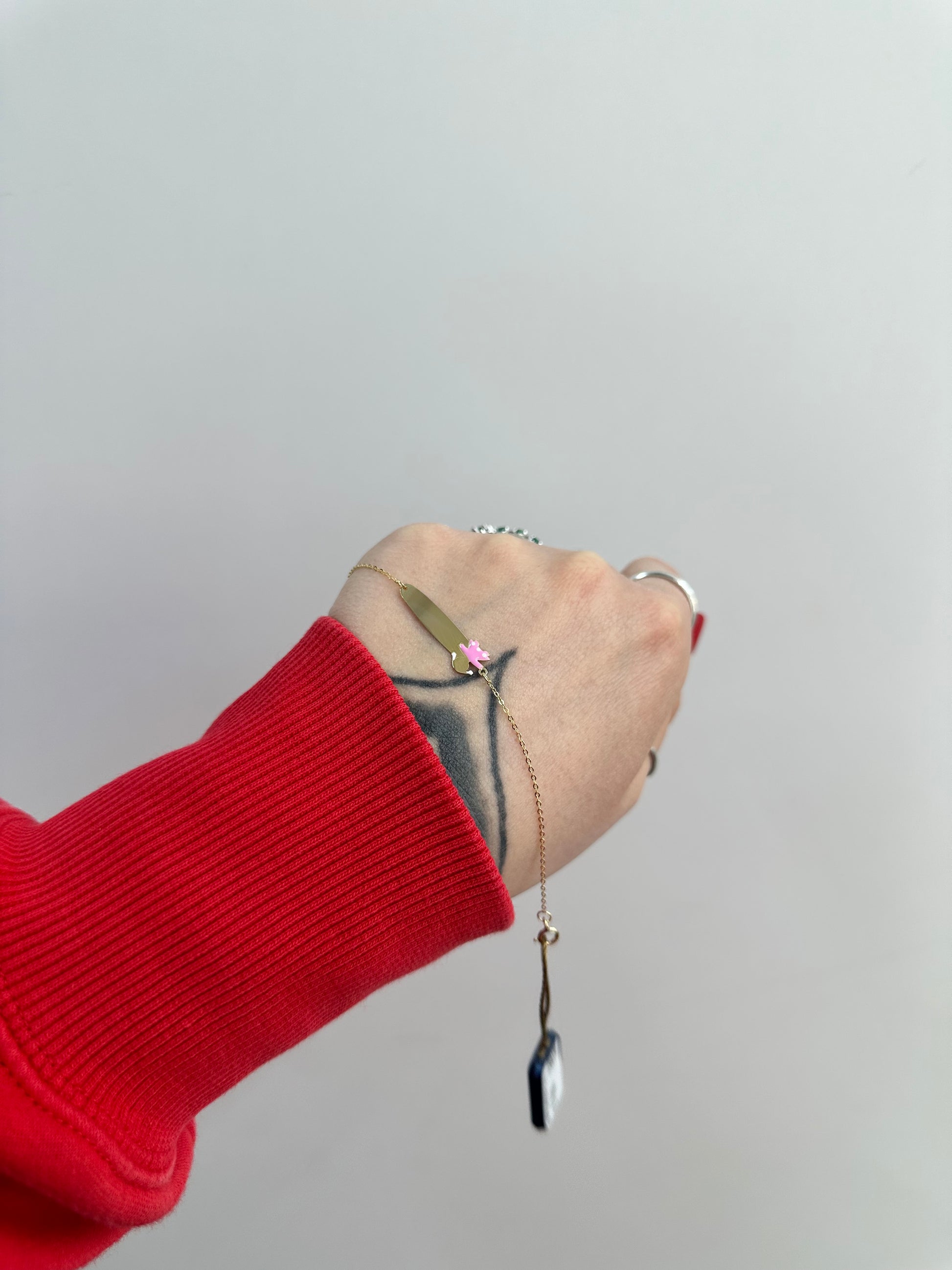 BRACCIALE BATTESIMALE BIMBA ORO 9 CARATI